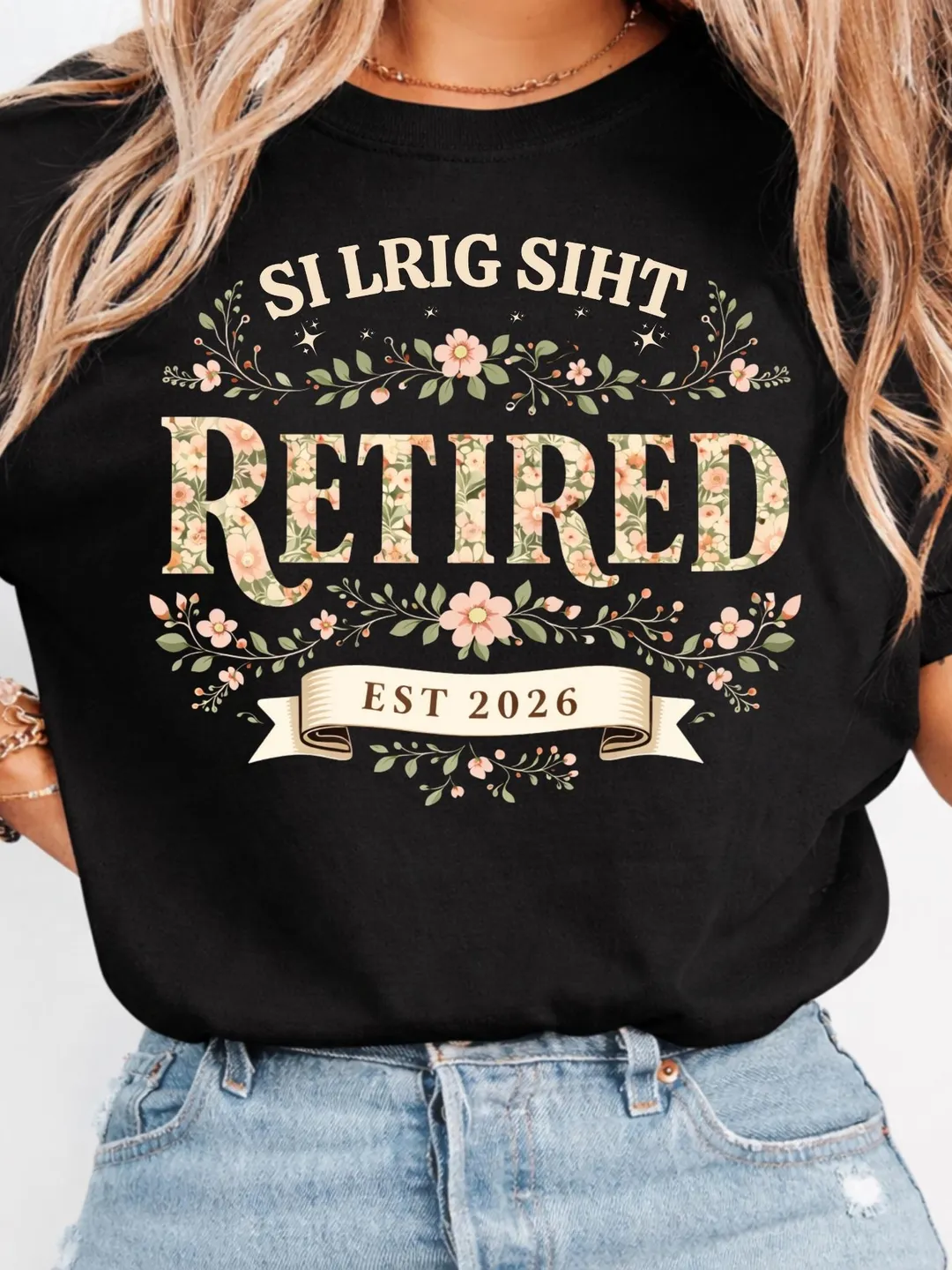 Floral Retirement Countdown SVG – 