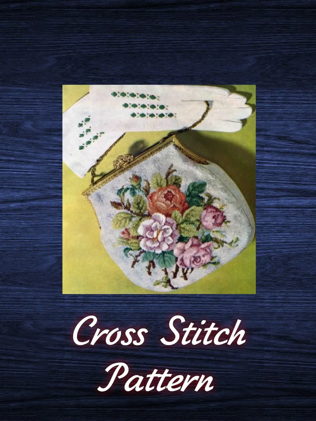 Tapestry Patterns.pdf Antique Cross Stitch Pattern Tapestry Counted Digital Download PDF