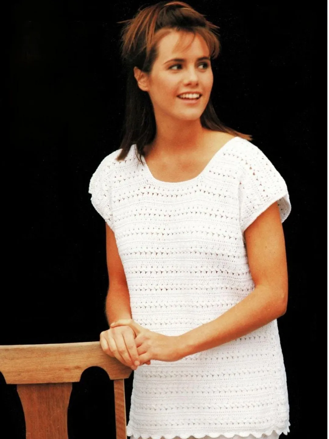 Top crochet pattern summer sleeveless sweater easy women pattern pdf instant download