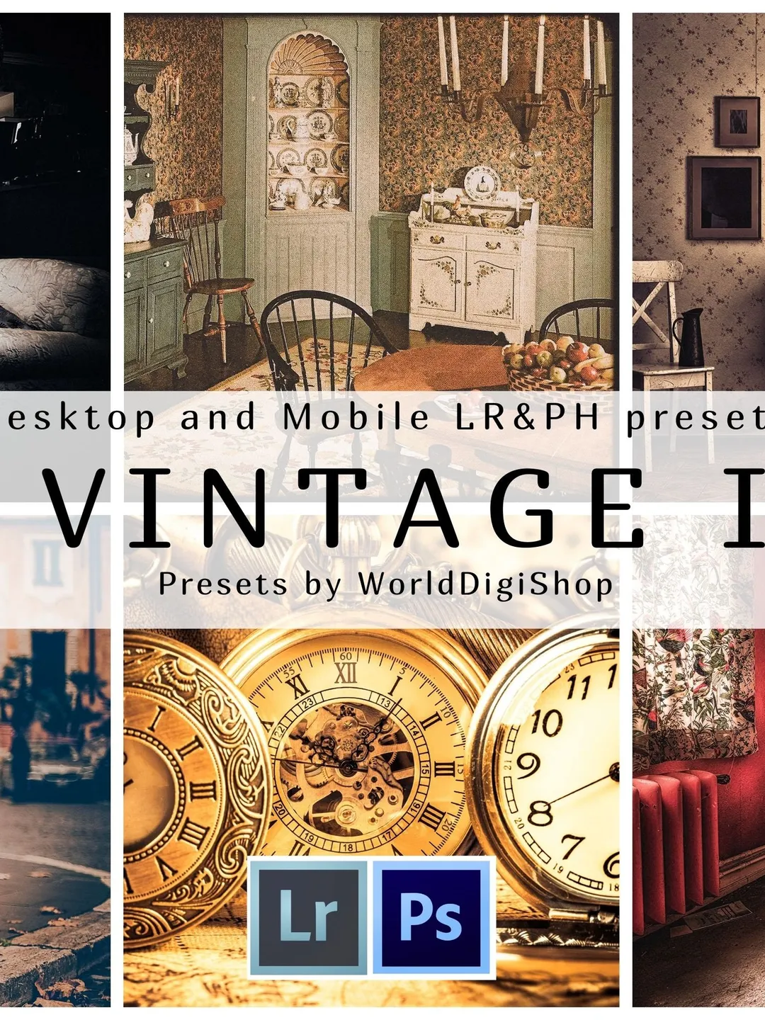 100 Vintage Lightroom Presets Exclusive Collection, Mobile Presets, Desktop Presets, Vintage Presets, Retro Presets, DNG, XMP, Lrtemplate