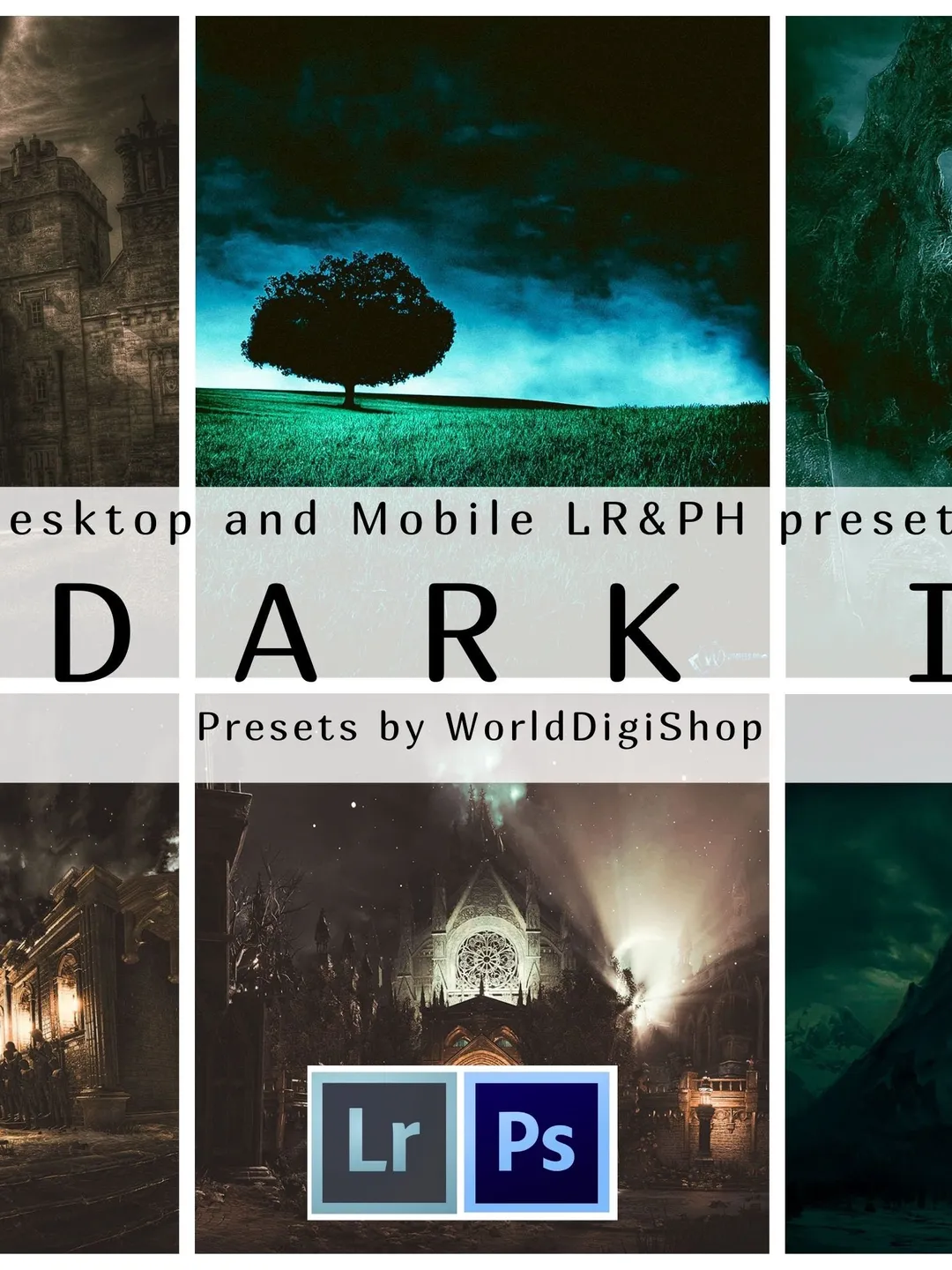 95 Dark Lightroom Presets Exclusive Collection, Mobile Presets, Dark Preset,  Presets Desktop, Photo Presets, DNG, XMP, Lrtemplate