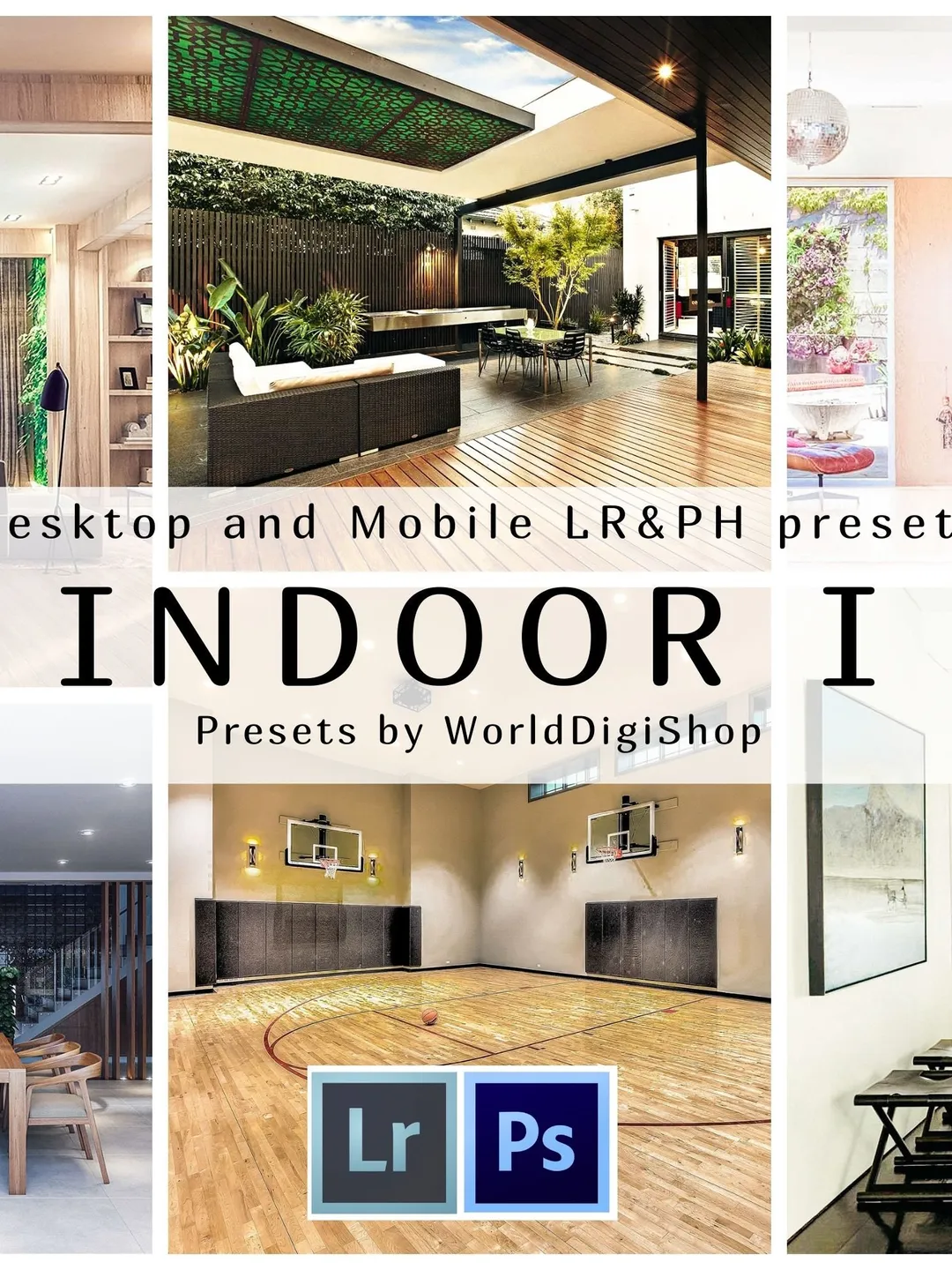 80 Indoor Lightroom Presets Exclusive Collection, Desktop Presets, Mobile Presets, Indoor Preset, Interior Presets, DNG, XMP, Lrtemplate