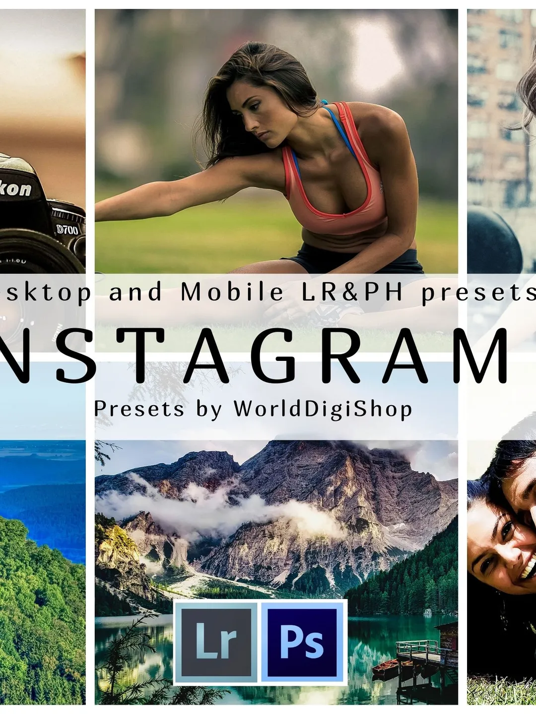 60 Instagram Lightroom Presets Exclusive Collection, Desktop Presets, Mobile Presets, Instagram Preset, Photo Filters, DNG, XMP, Lrtemplate