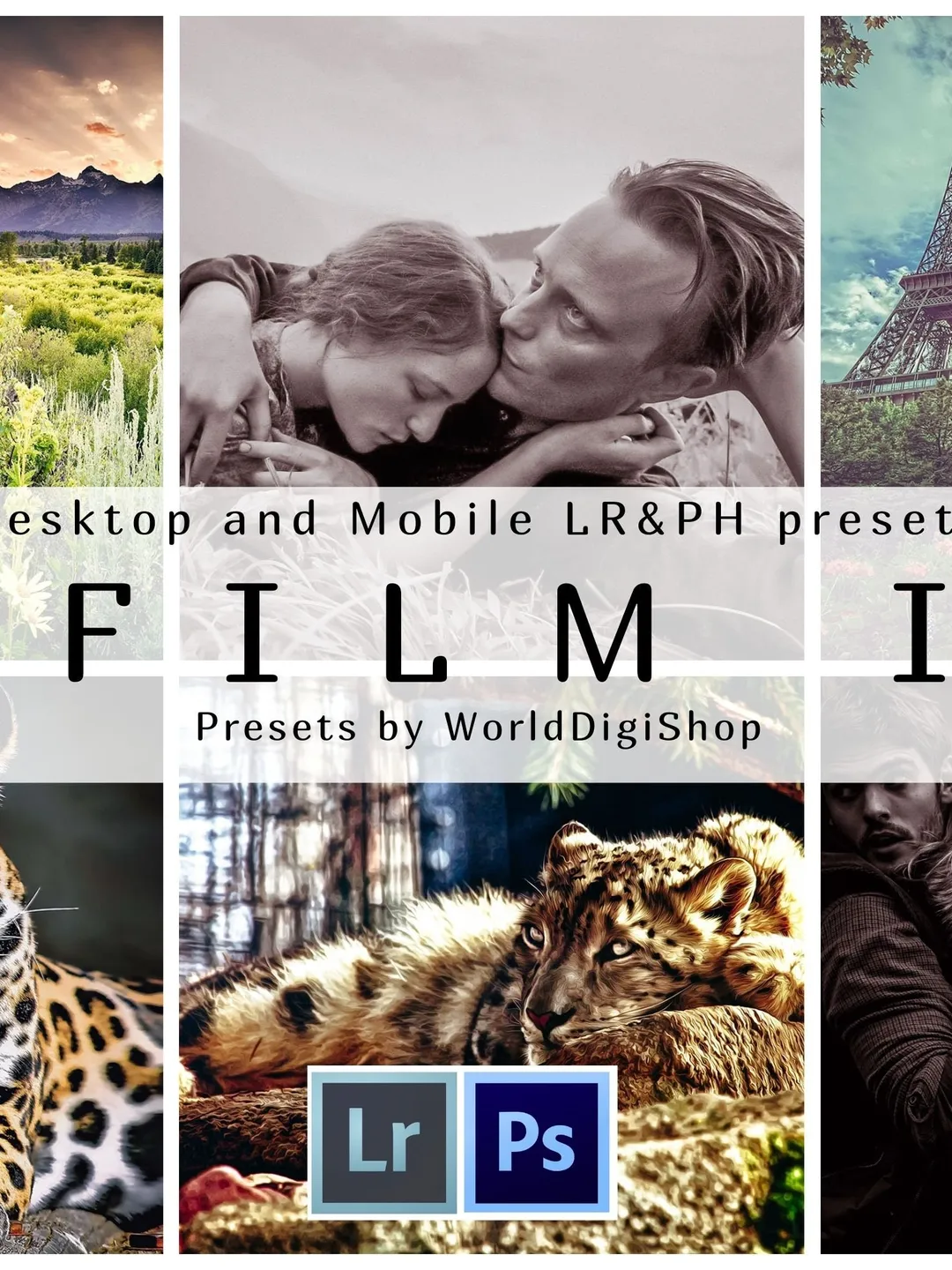 60 Film Lightroom Presets Exclusive Collection, Mobile Presets, Desktop Presets, Presets, Film Preset, Photo Filter, DNG, XMP, Lrtemplate