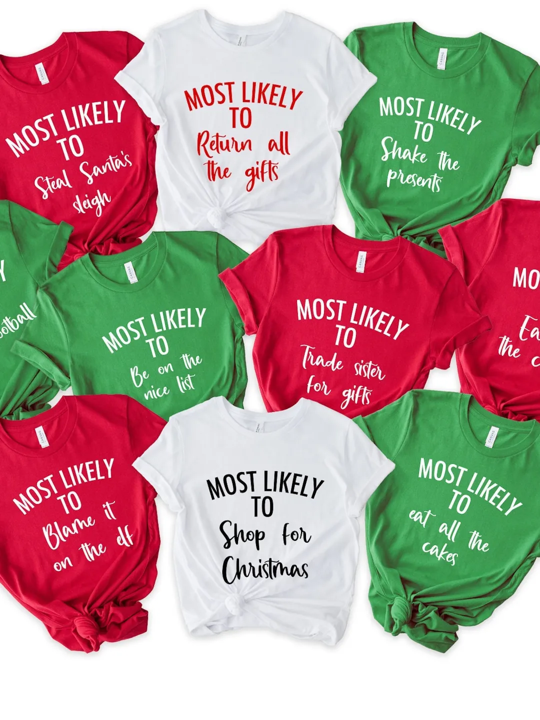 Most Likely To Christmas Shirt - Cute Family Matching Holiday Tee
