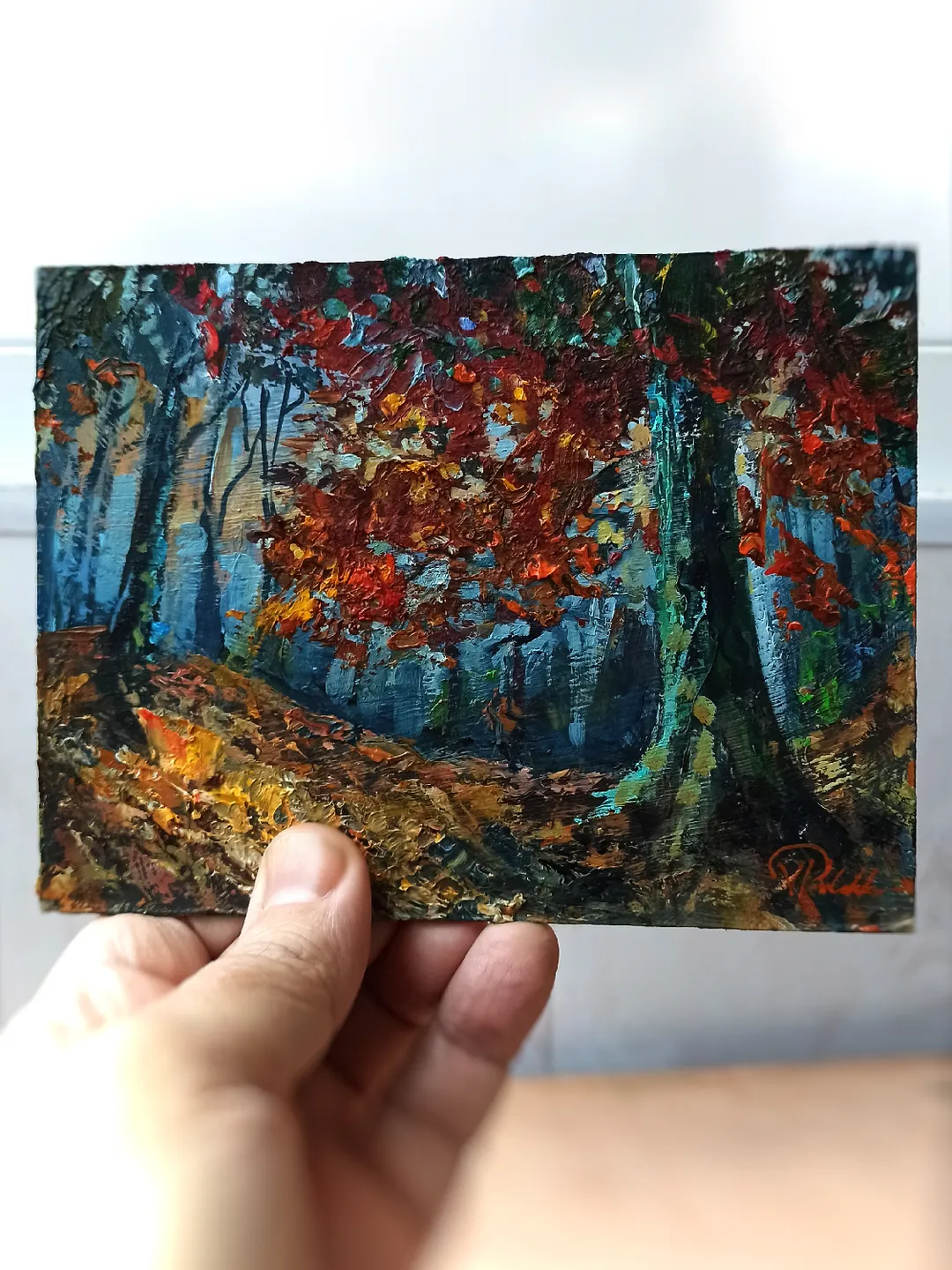 The Enchanted Forest, original signed oil painting