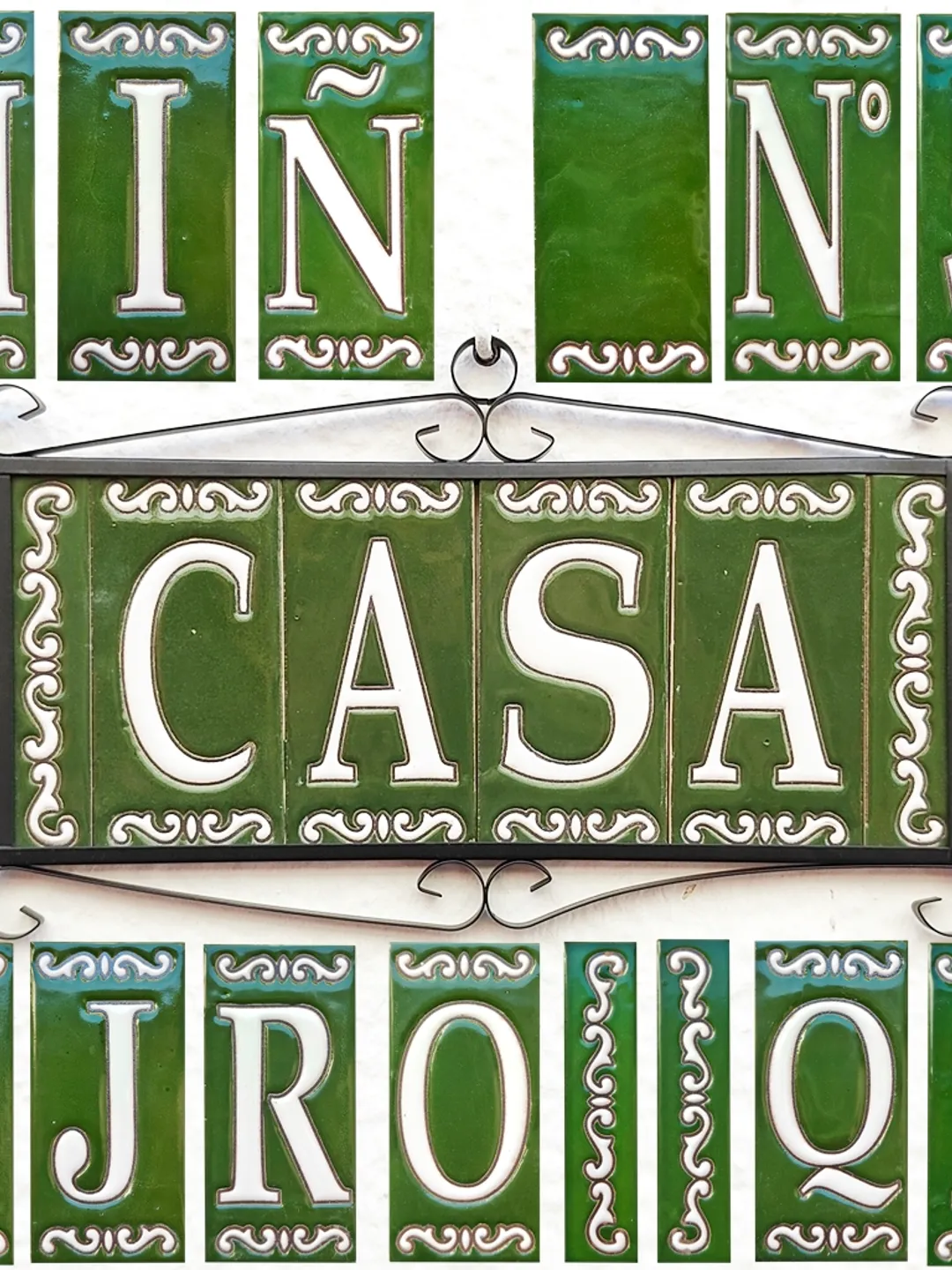 Ceramic letters and numbers 11cm (4.3
