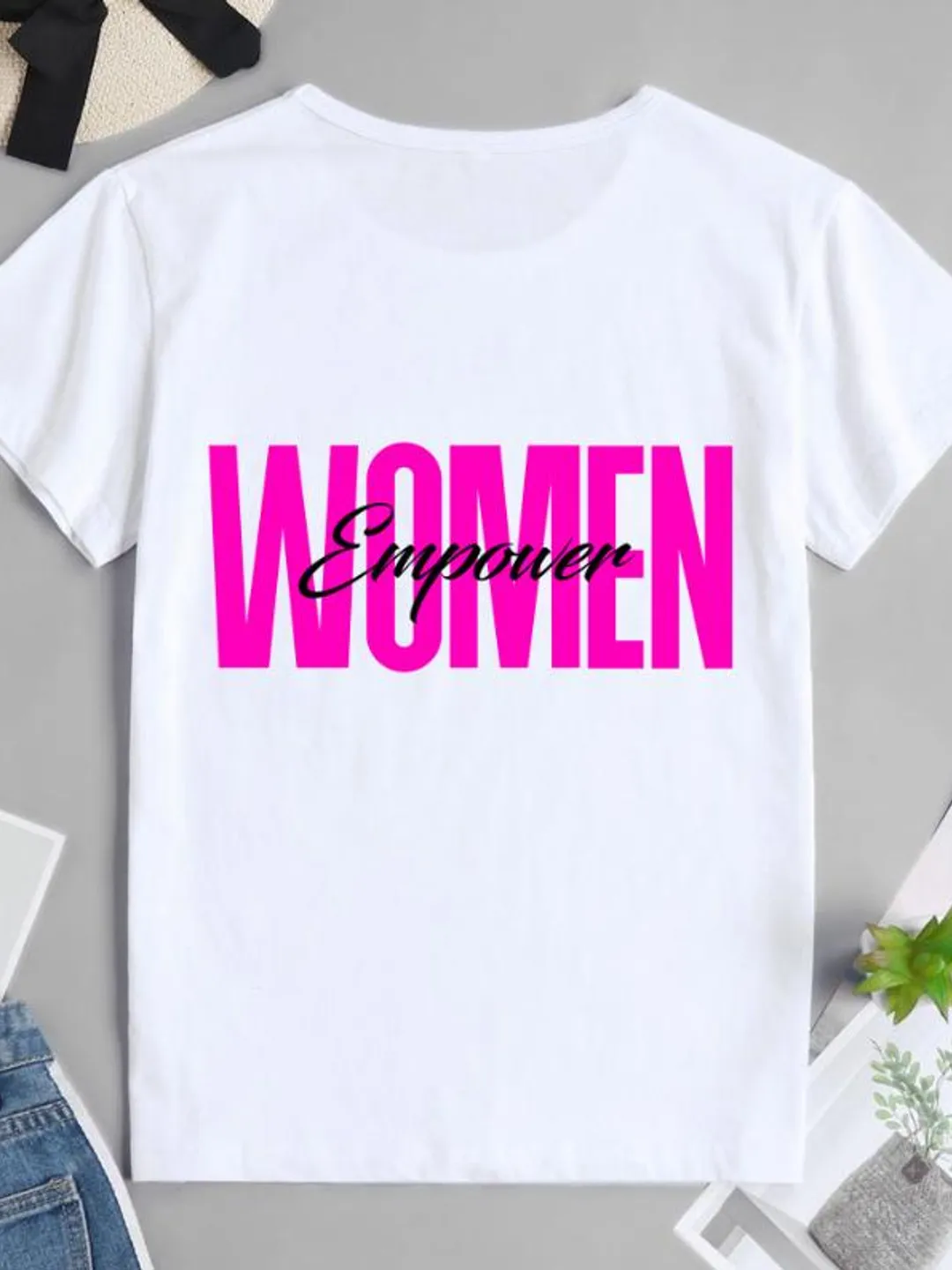 Empower Women T-Shirt Design | Feminist Graphic Tee (PNG Digital Download)