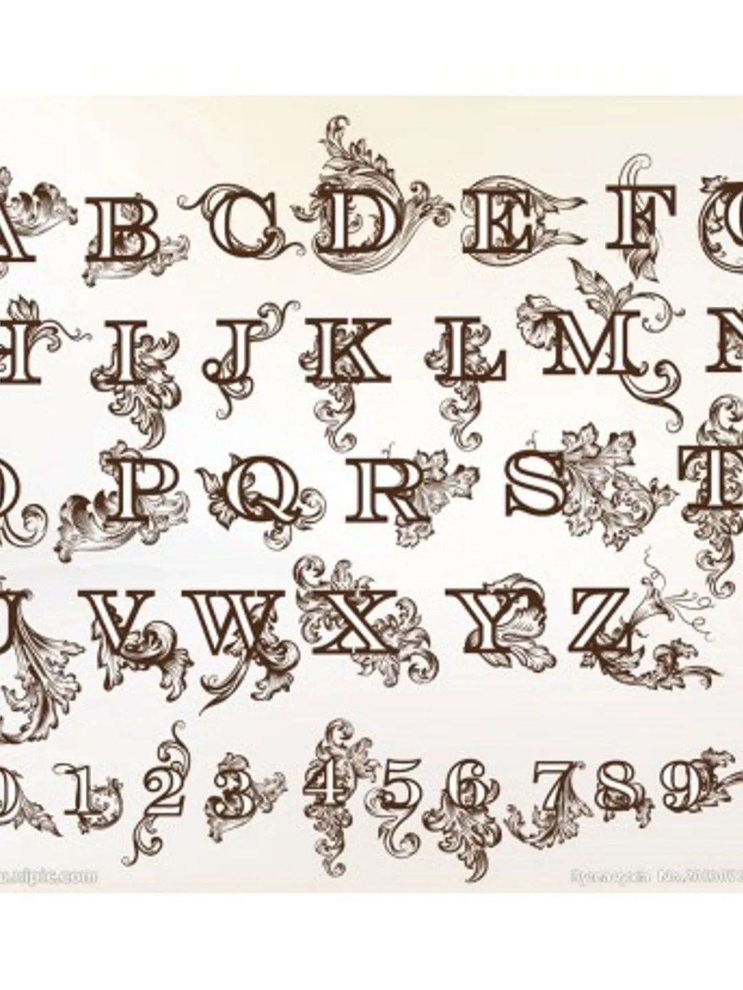 Digital Template Cnc Router Files Cnc Alphabet Files for Wood Laser Cut Pattern