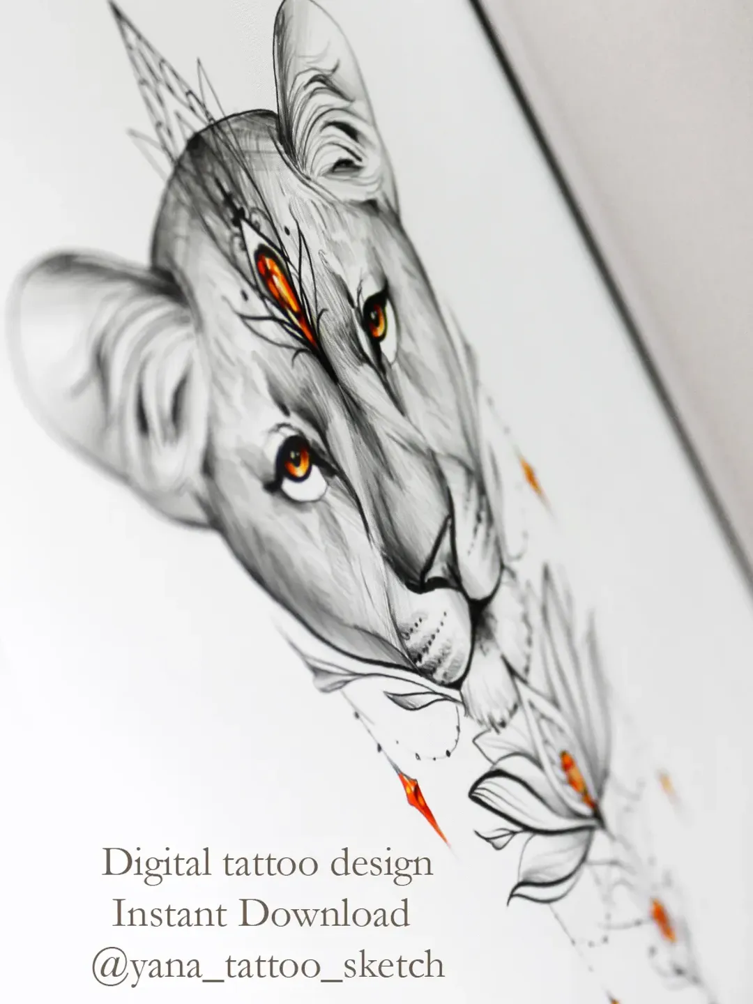 Lion Tiger Tattoos - Cool Animal Designs for Men \u0026 Women, image size:1080x1440