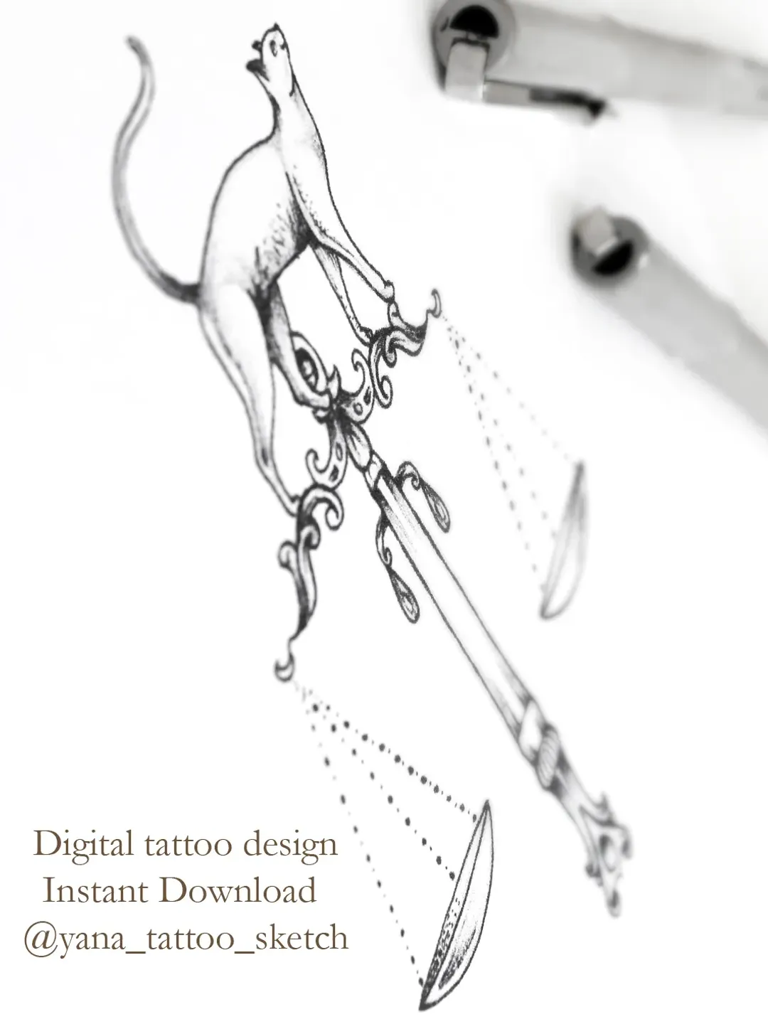 Libra Tattoo Design Minimalist For Females Zodiac Sign Libra Tattoo Idea Sketch, Instant download JPG, PNG