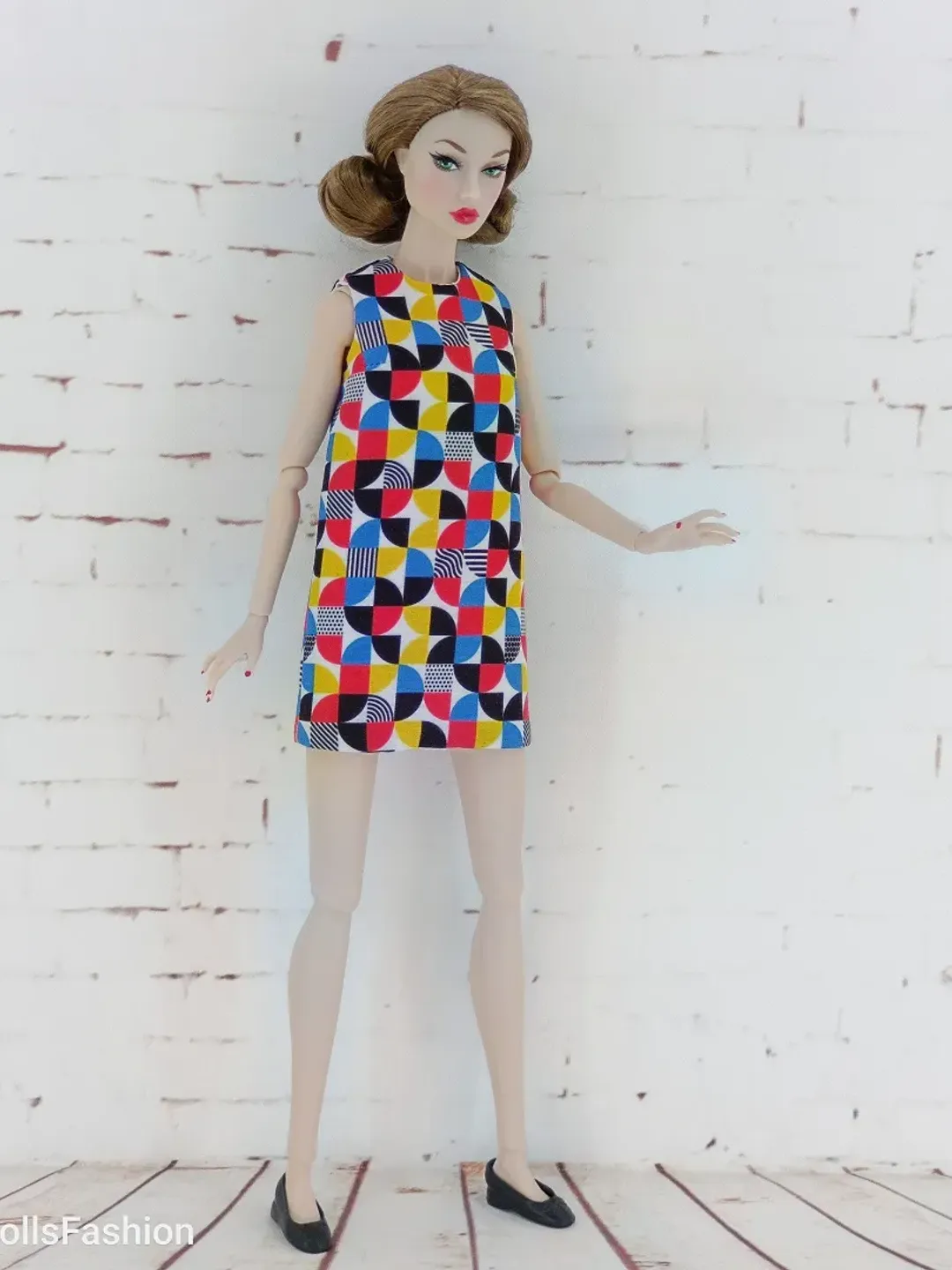 barbie retro dress Barbie x Unique Vintage Red Hearts Loving You Swing Dress