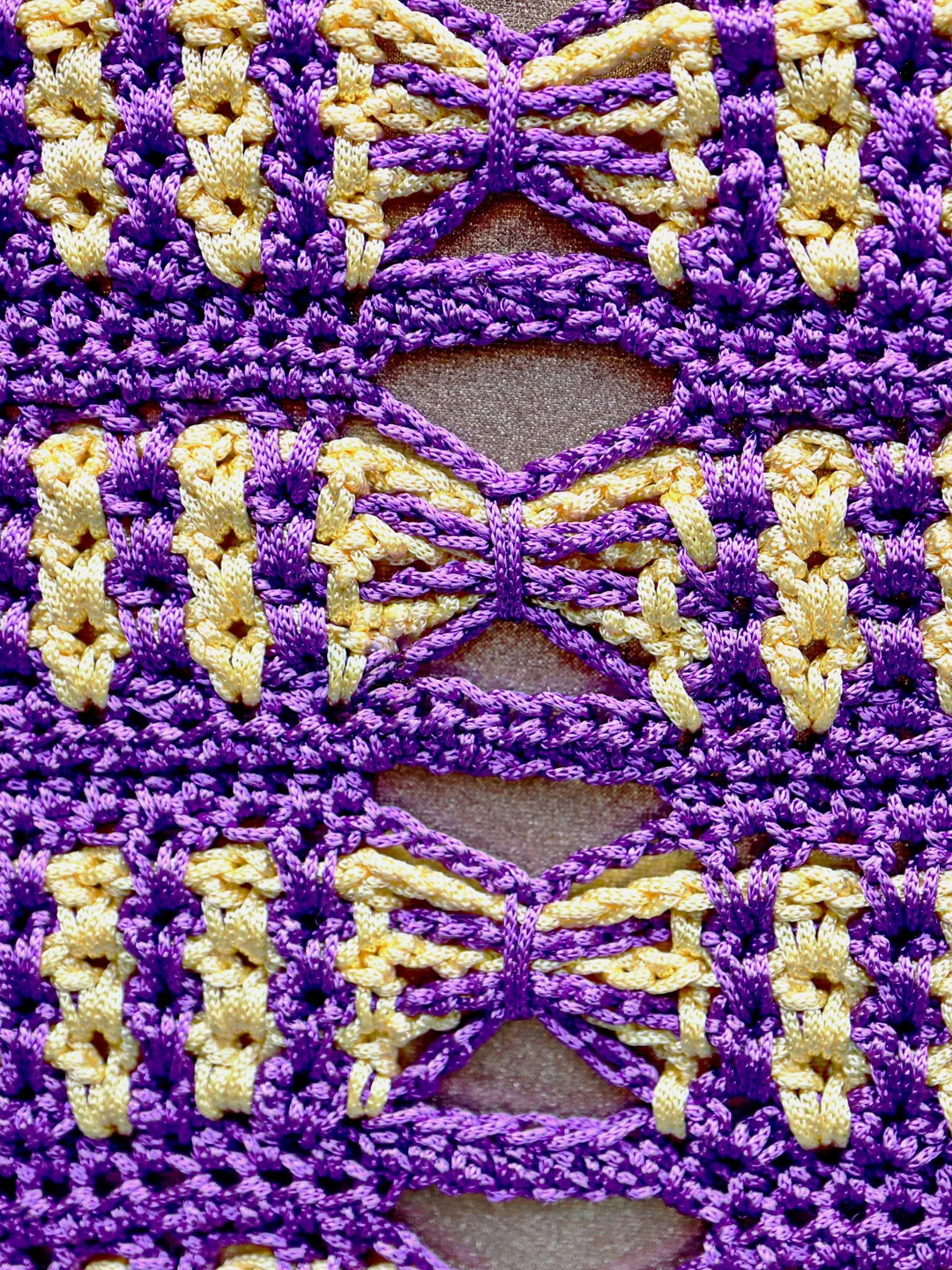 Crochet Book Cover Pattern PDF, Bow Stripe A5 Book Sleeve, Nylon Cord ...