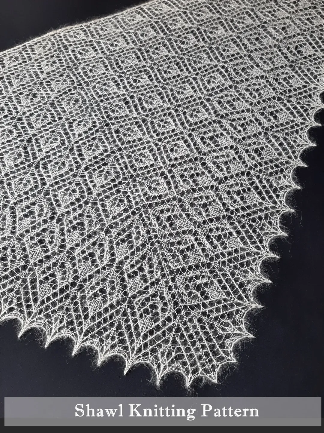 Lace Shawl Knitting Pattern Knit Beautiful Wedding Shawl Wrap for 1 Love