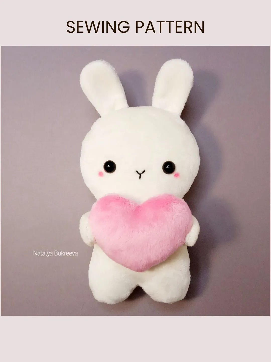 Plush Pattern Tutorial Plush Animals Pattern and Tutorial PDF (2 sizes).