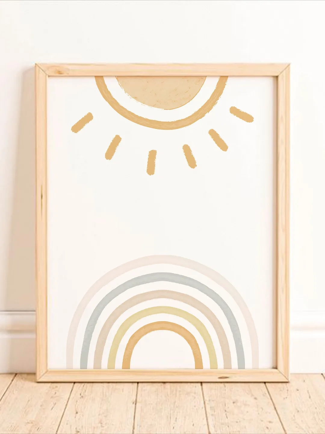 Sun Prints For Nursery Prints Wall Art Prints Rainbow Boho Prints Pastel Nursery Prints Boho Nursery Girls Nursery Prints Boy
