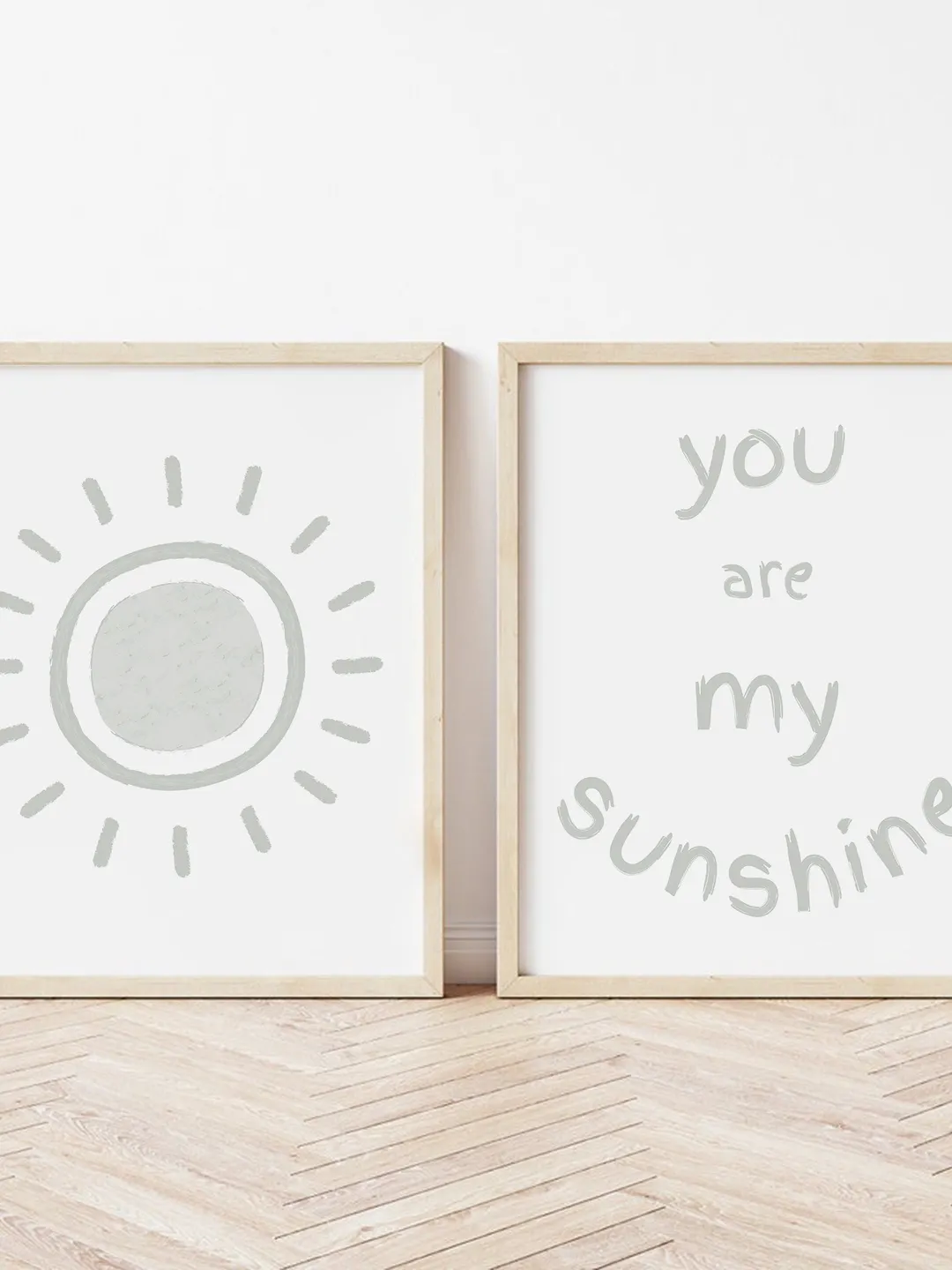 You Are My Sunshine Wall Art Baby Wall Art You Are My Sunshine Baby Nursery Wall Art You Are My Sunshine Wall Art Set Of 2 Digital Download