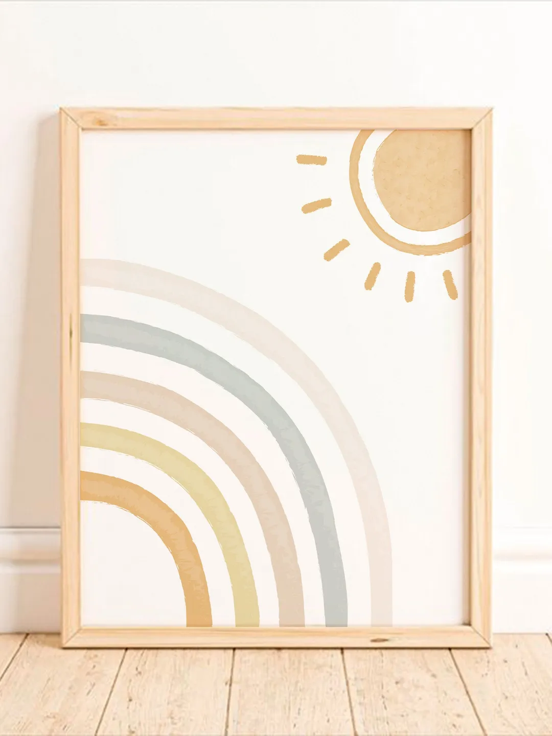 Sun Rainbow Prints For Nursery Wall Art Prints Prints Wall Art Prints Girls Nursery Prints Boy Boho Prints Download Prints Nursery
