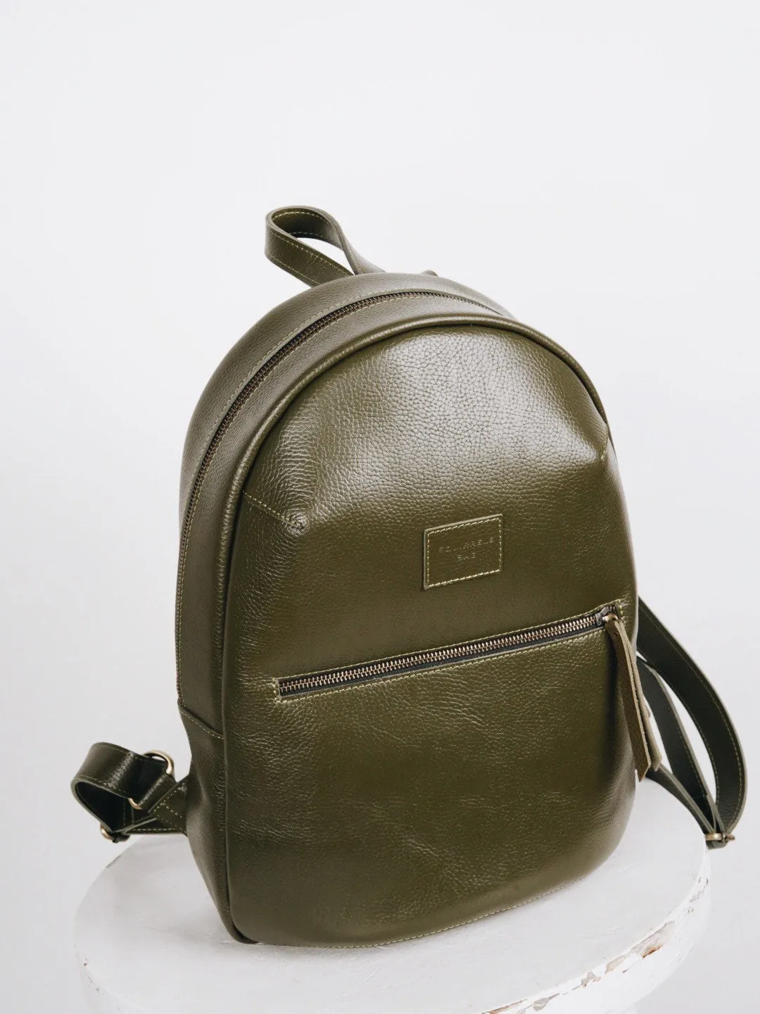 Leather Backpack women, Laptop backpack, Fashion leather Backpack green, Womens backpack, Leather rucksack, back to school, Gifts for Her