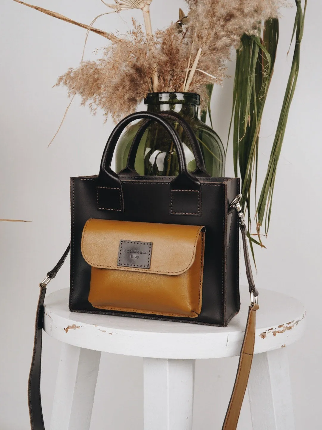 Hand bag, Leather tote bag, Shoulder bag, Real leather handbag, Leather bag, Leather purse, Crossbody bag