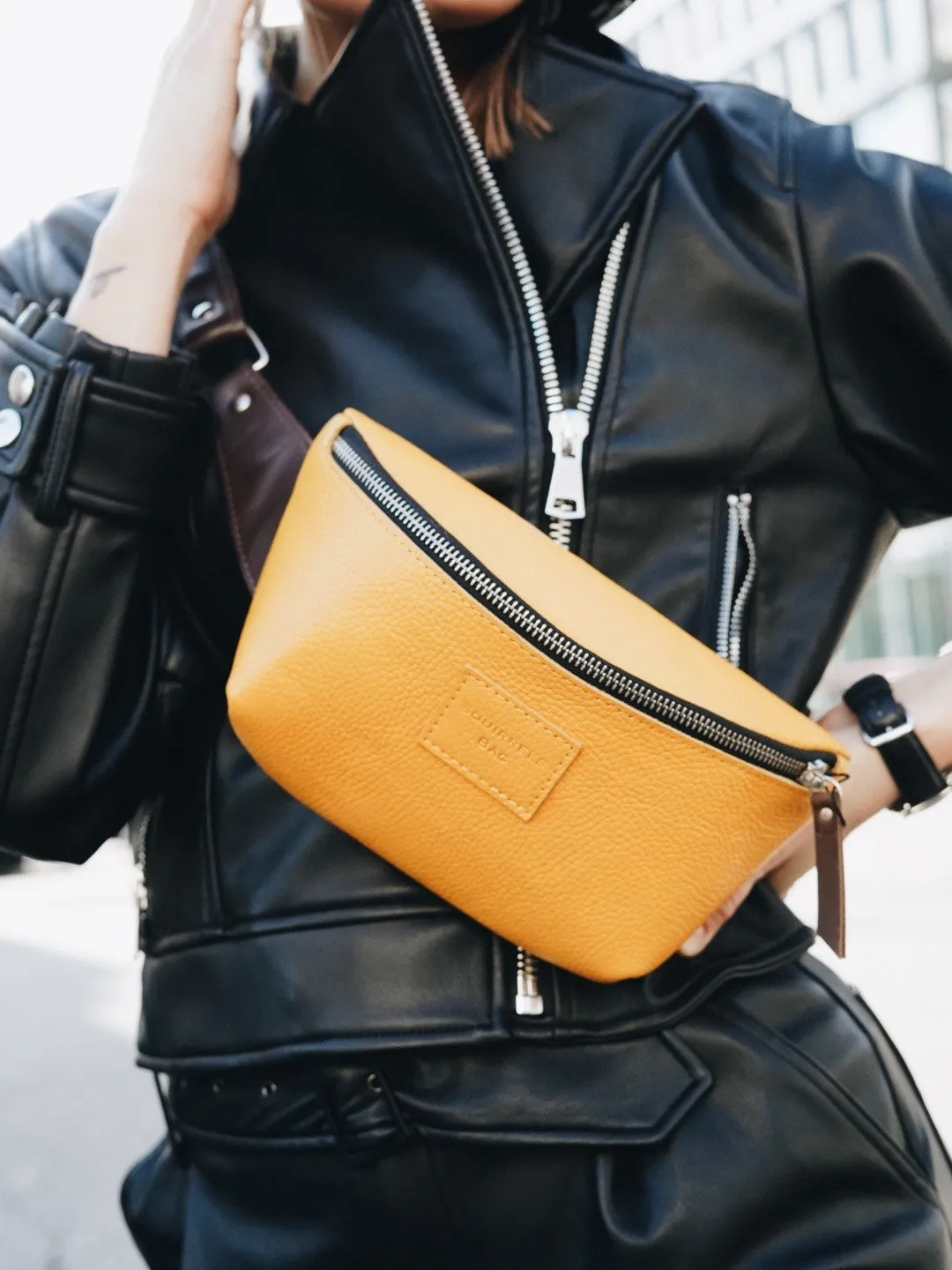 Fanny pack, Fanny packs for women, Hip bag, Bum bag, Waist bag, Leather Fanny Pack, Yellow bag, Leather bag, Belt bag, Leather purse