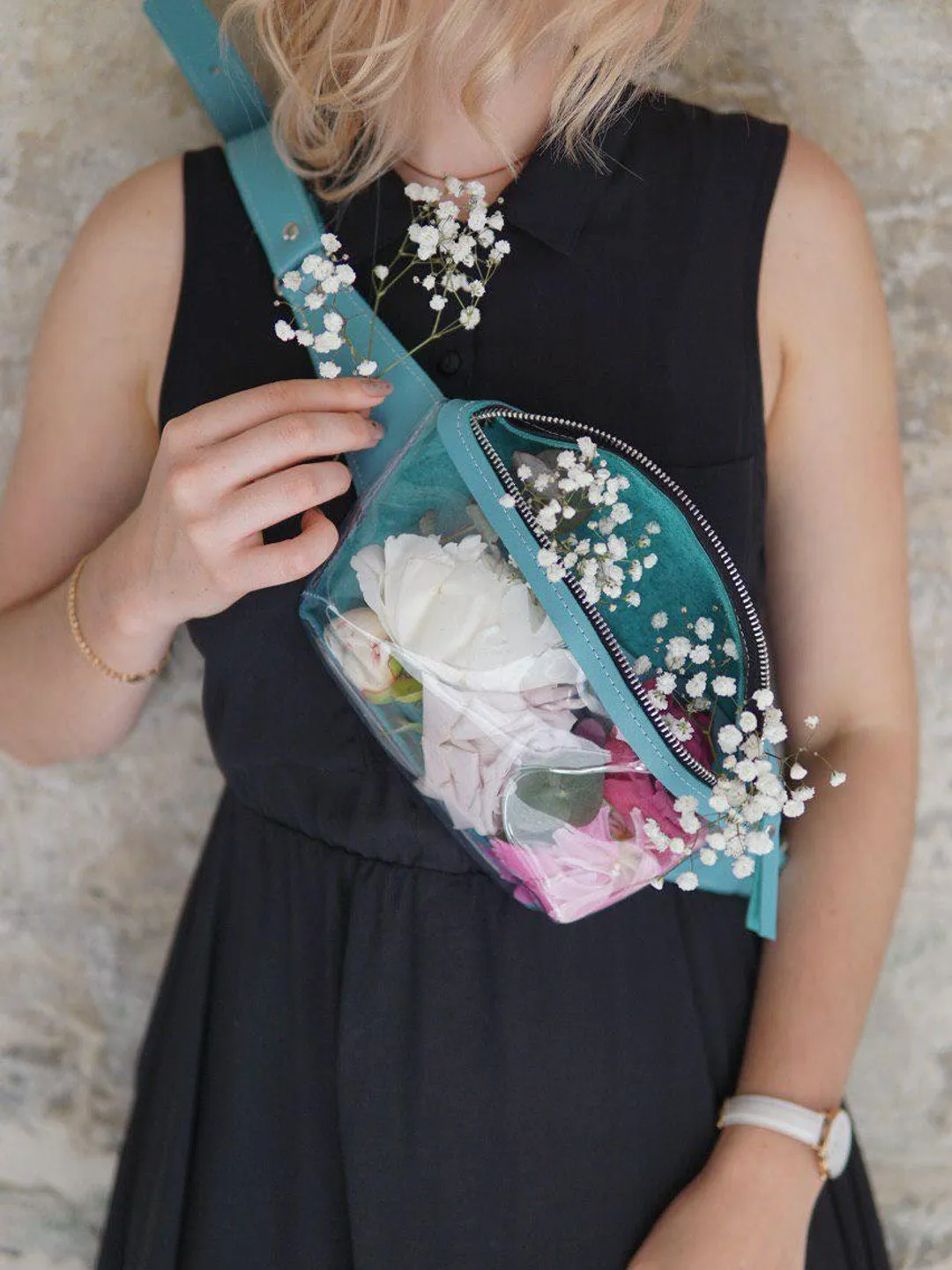 Clear Fanny pack Belt bag Hip bag Waist bag Bum bag Leather Fanny pack for women Beach bag Belt pouch Clear bag Bridesmaid gift