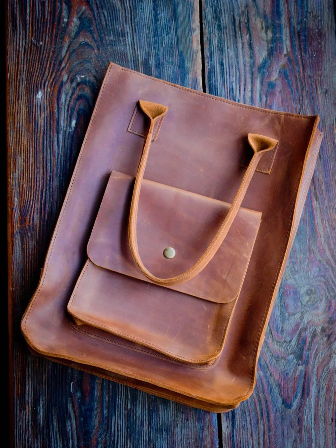 Laptop Bag Women, Leather Tote bag personnalisable Tote bag vierge, Moroccan leather Bag of holding, Messenger bag