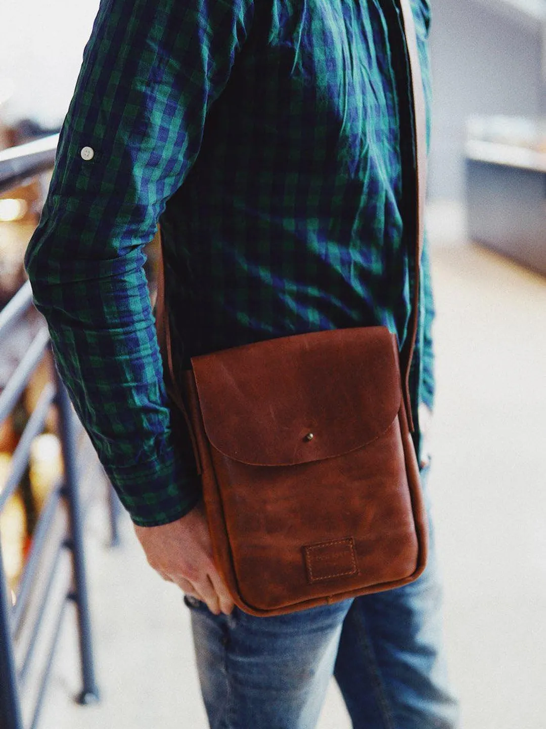 Leather messenger bag men, Leather shoulder bag for men, leather crossbody bag, Leather belt bag, Leather bag Small men bag, gift for men