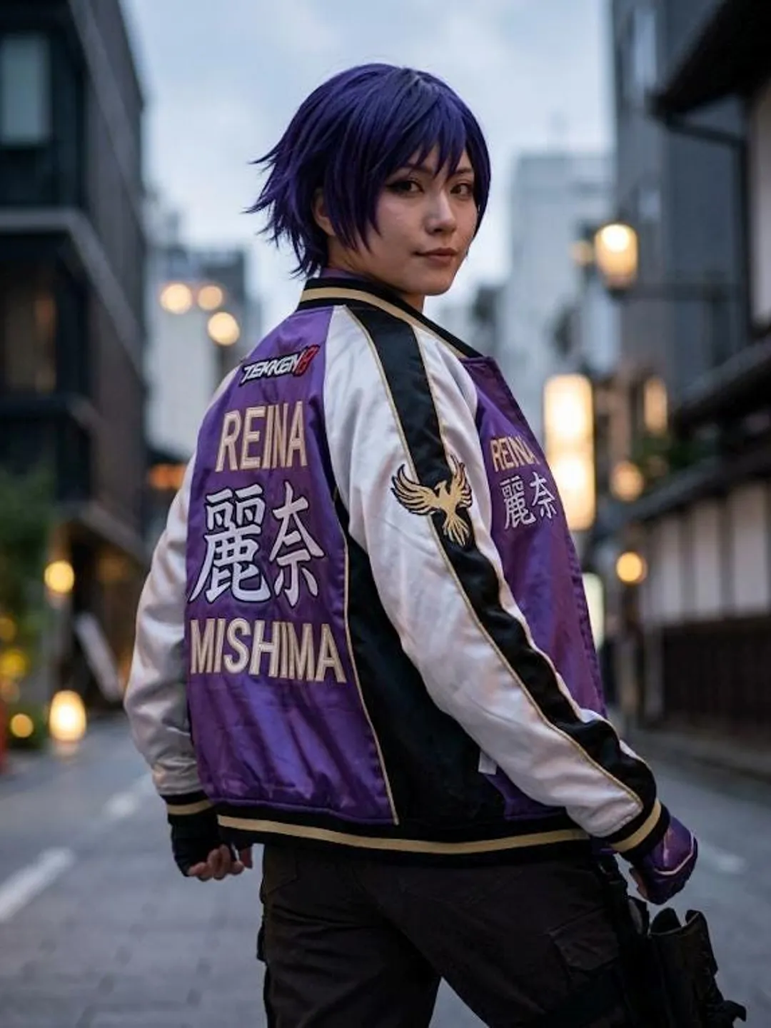 Tekken 8 Jin Kazama Phoenix Souvenir Jacket, Limited Edition Satin