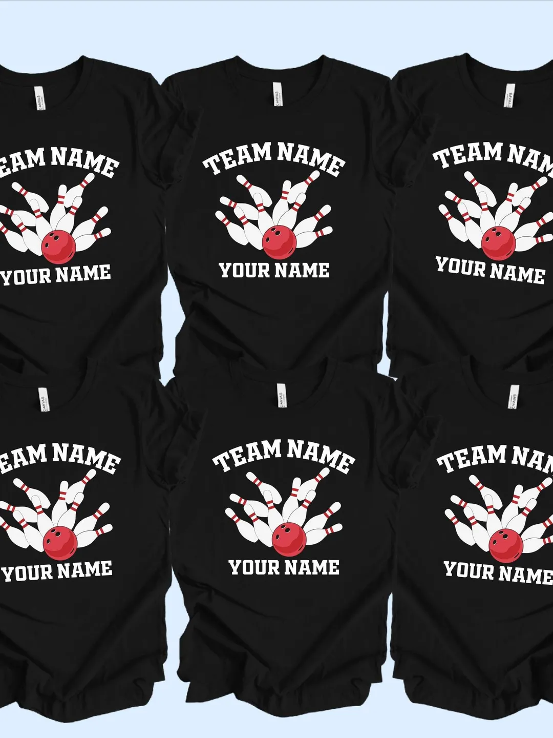 Personalized Retro Bowling Team Shirt: Custom Bowling Tee