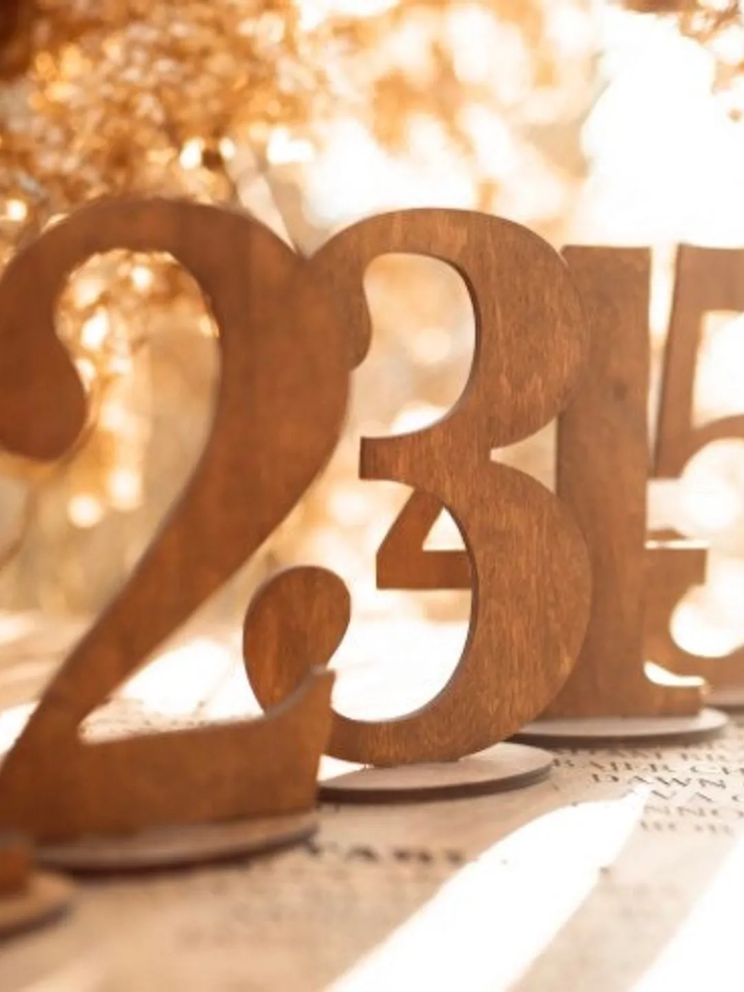 Wooden table numbers, rustic wedding custom decor, reception party sign, table marker centerpiece