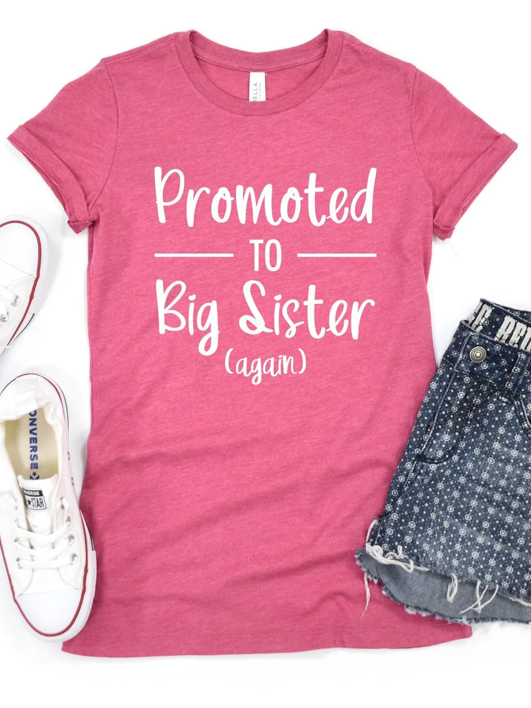 Big Sister Shirt, Pregnancy Announcement (Unisex and Women's Sizes)