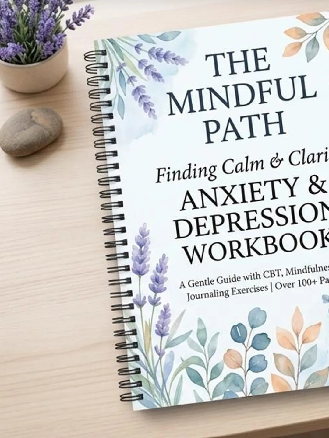 Anxiety and Depression Workbook Printable | Mental Health Planner | Self Care Journal | Therapy Worksheets PDF | Self Help Printable