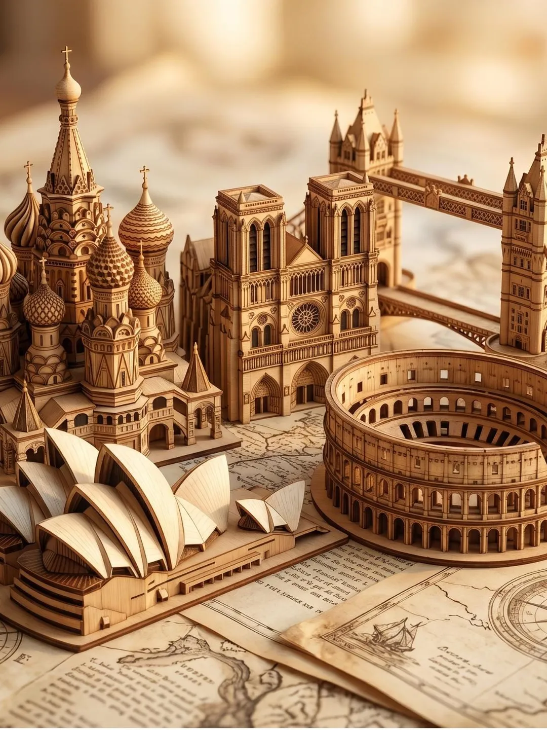 75 World Architecture Landmarks Mega Bundle SVG Laser Cut File for