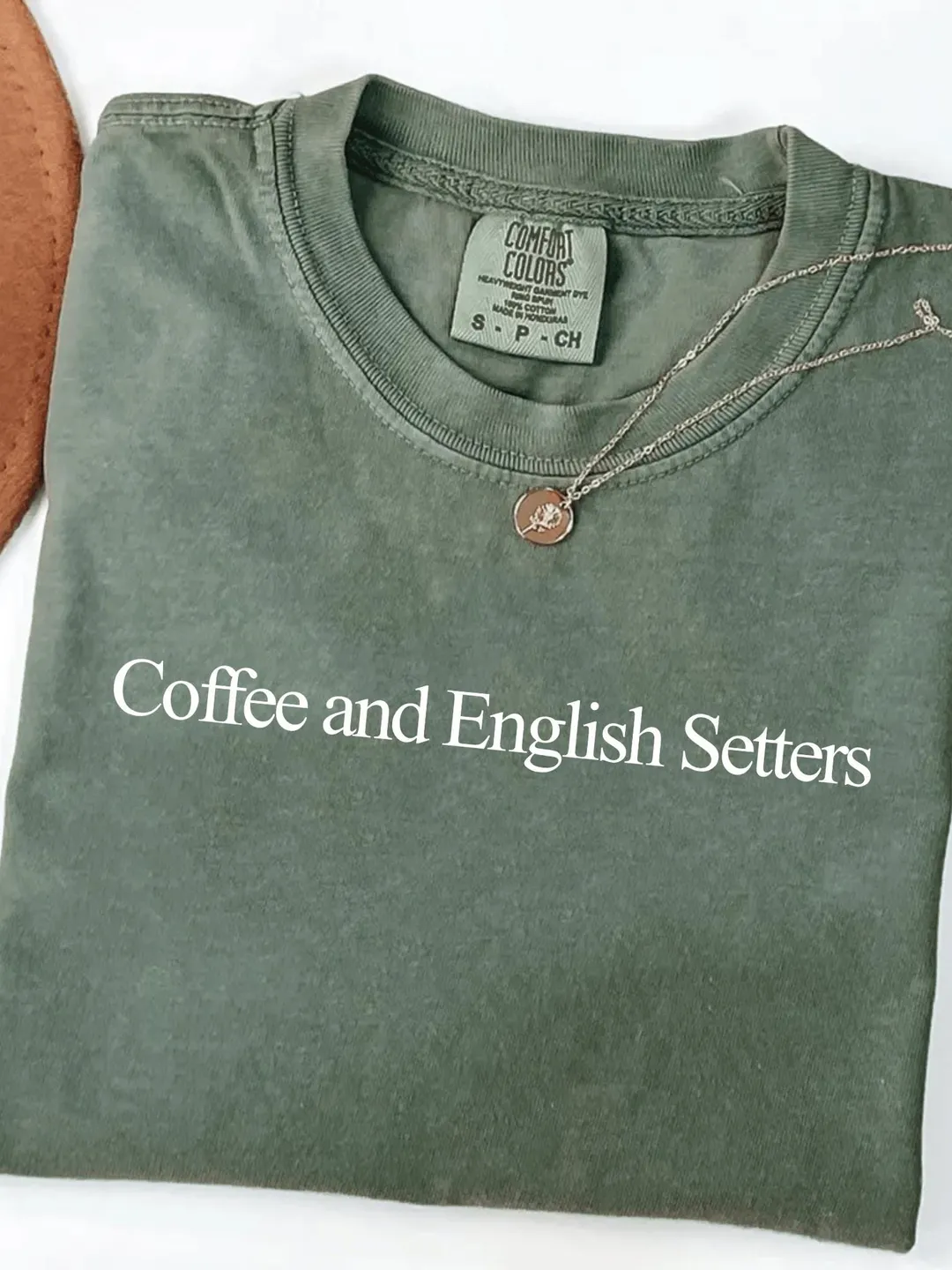 Comfort Colors Coffee and English Setters T-Shirt – Setter Lover Gift