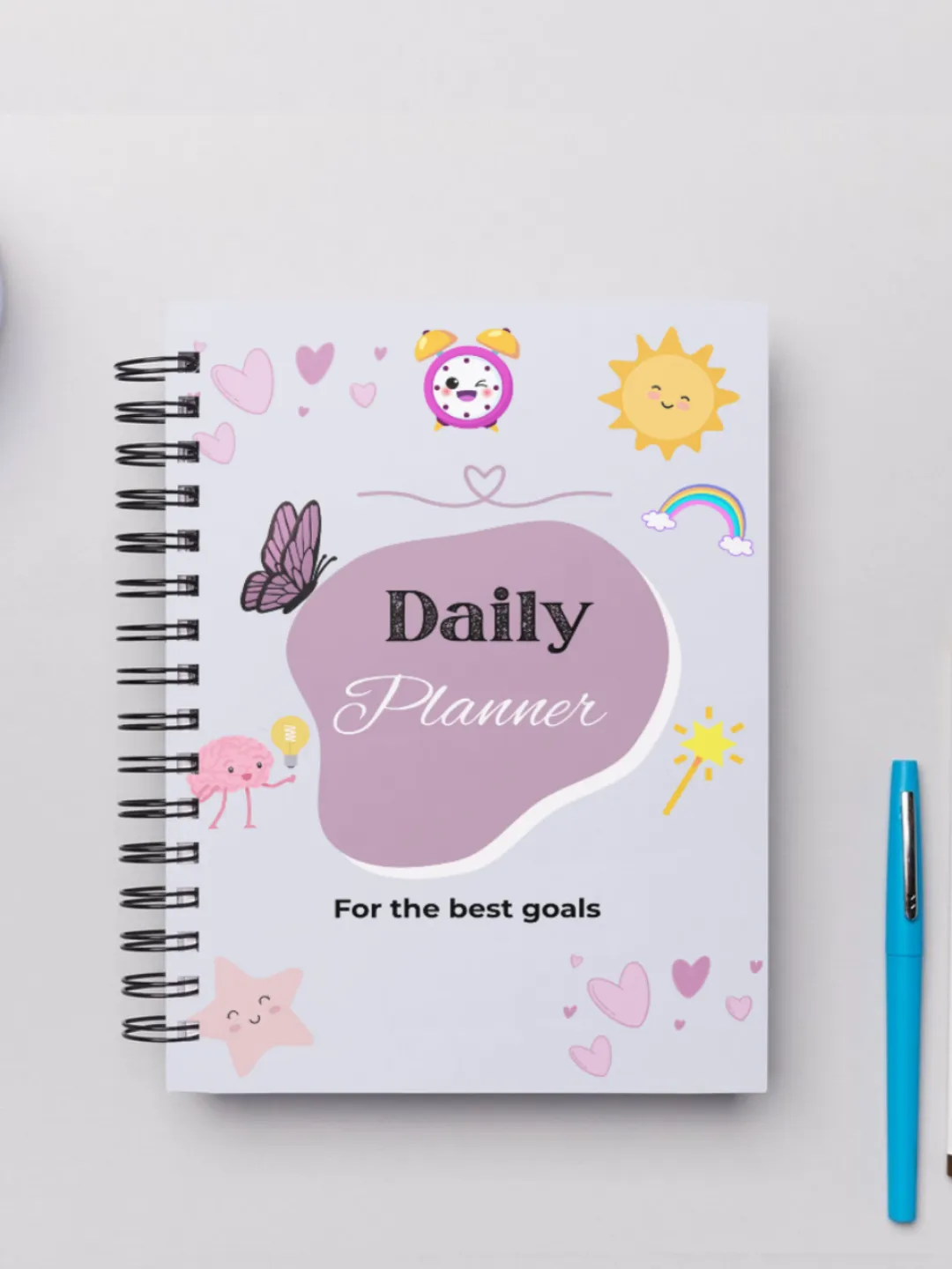 Aesthetic Daily Planner PDF - Daily Organizer for Students ...
