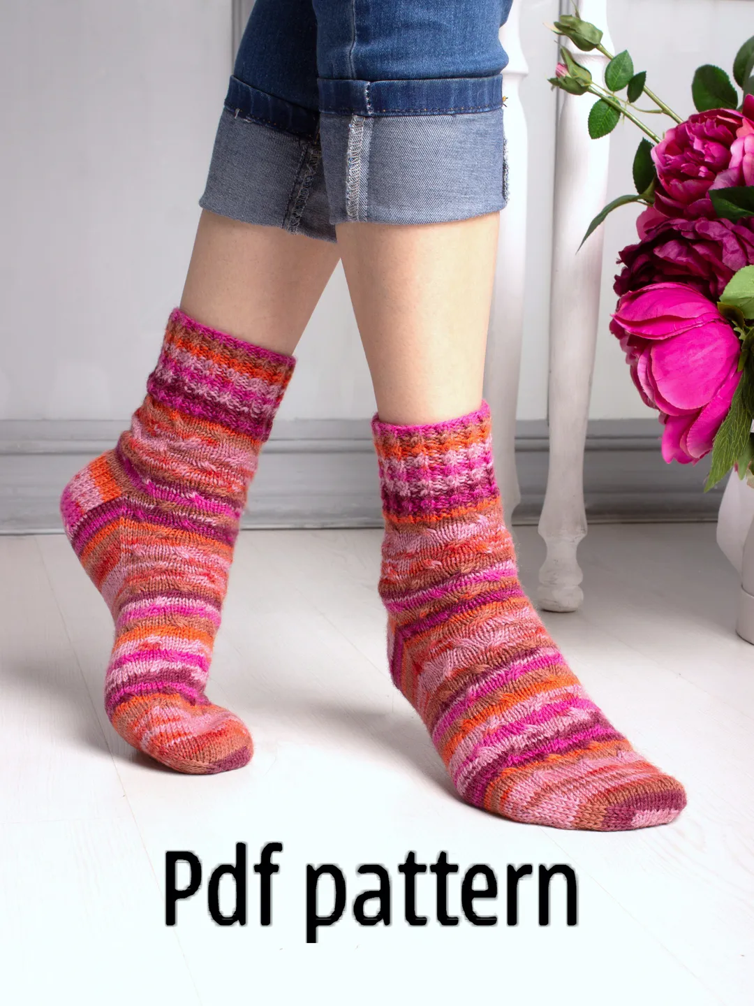 Sock pattern woman's. Home sock pattern.