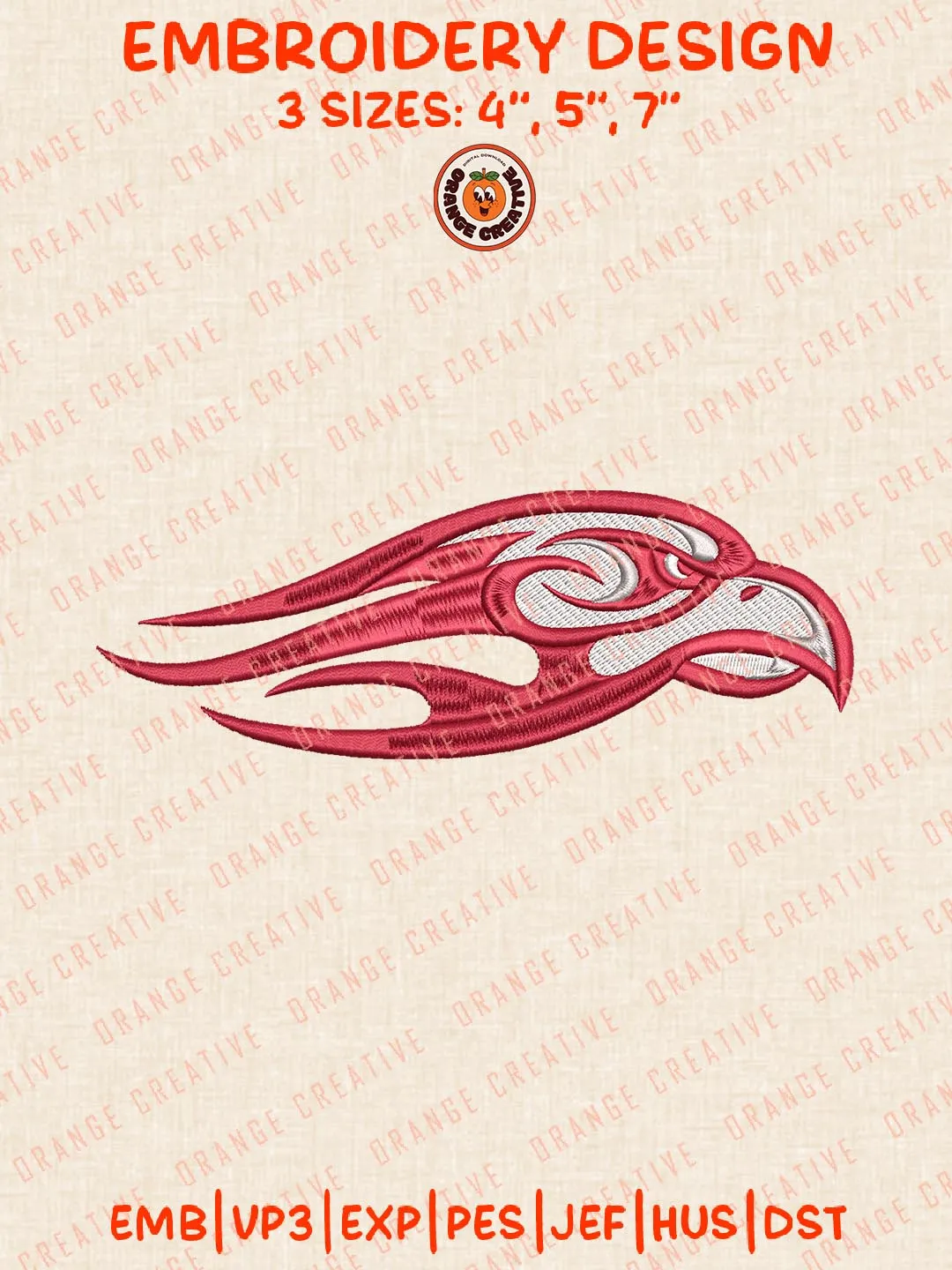 Liberty Flames Logos Embroidery Design Files, NCAA Logos Embroidery Designs, Machine Embroidery Files, 4 Sizes, Custom Sizes, Instant Download