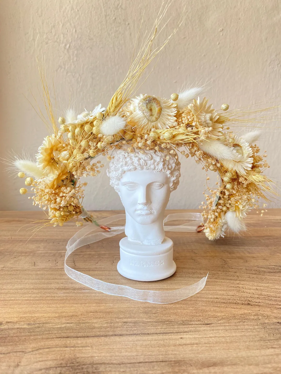 Virgo bridal crown, wedding bridal crown, natural flower,bridal bouquet,Daisy Flower Crown, Bridal Hair Accessories,White flower crown