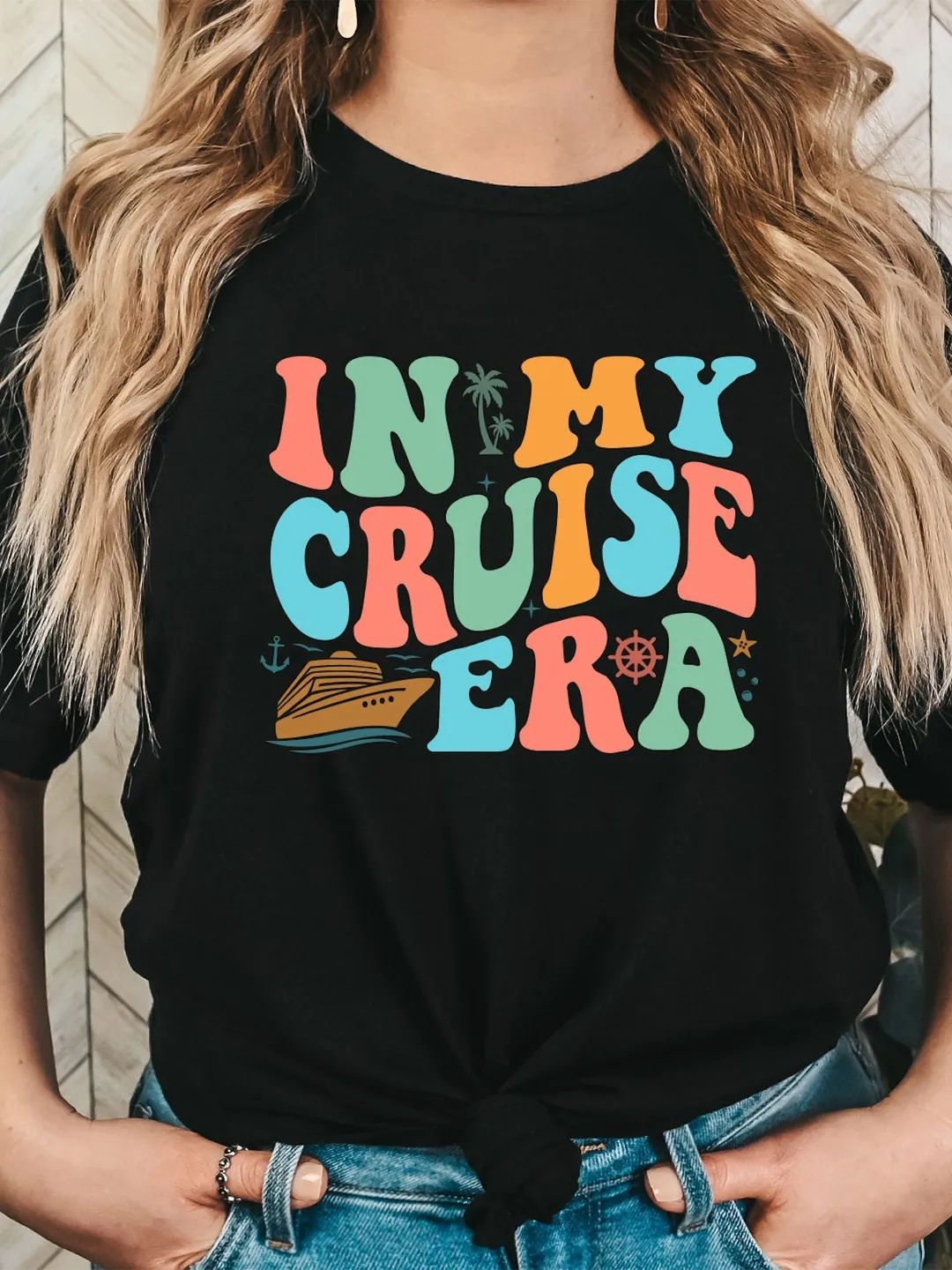In My Cruise Era T-Shirt: Funny Vacation Tee, Family Cruise Gift