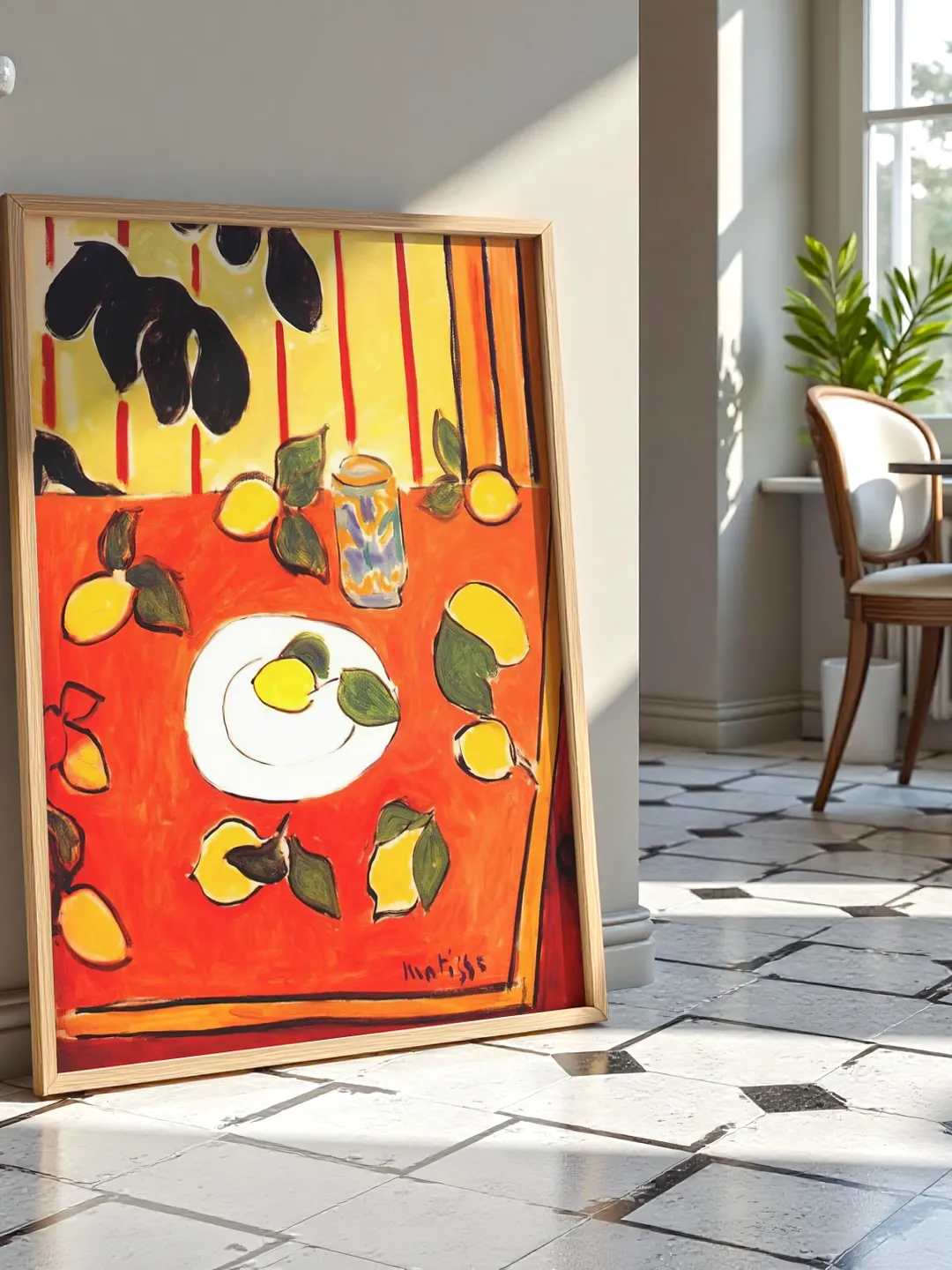 Henri Matisse Lemon Still Life Art Print Abstract Fruit Poster