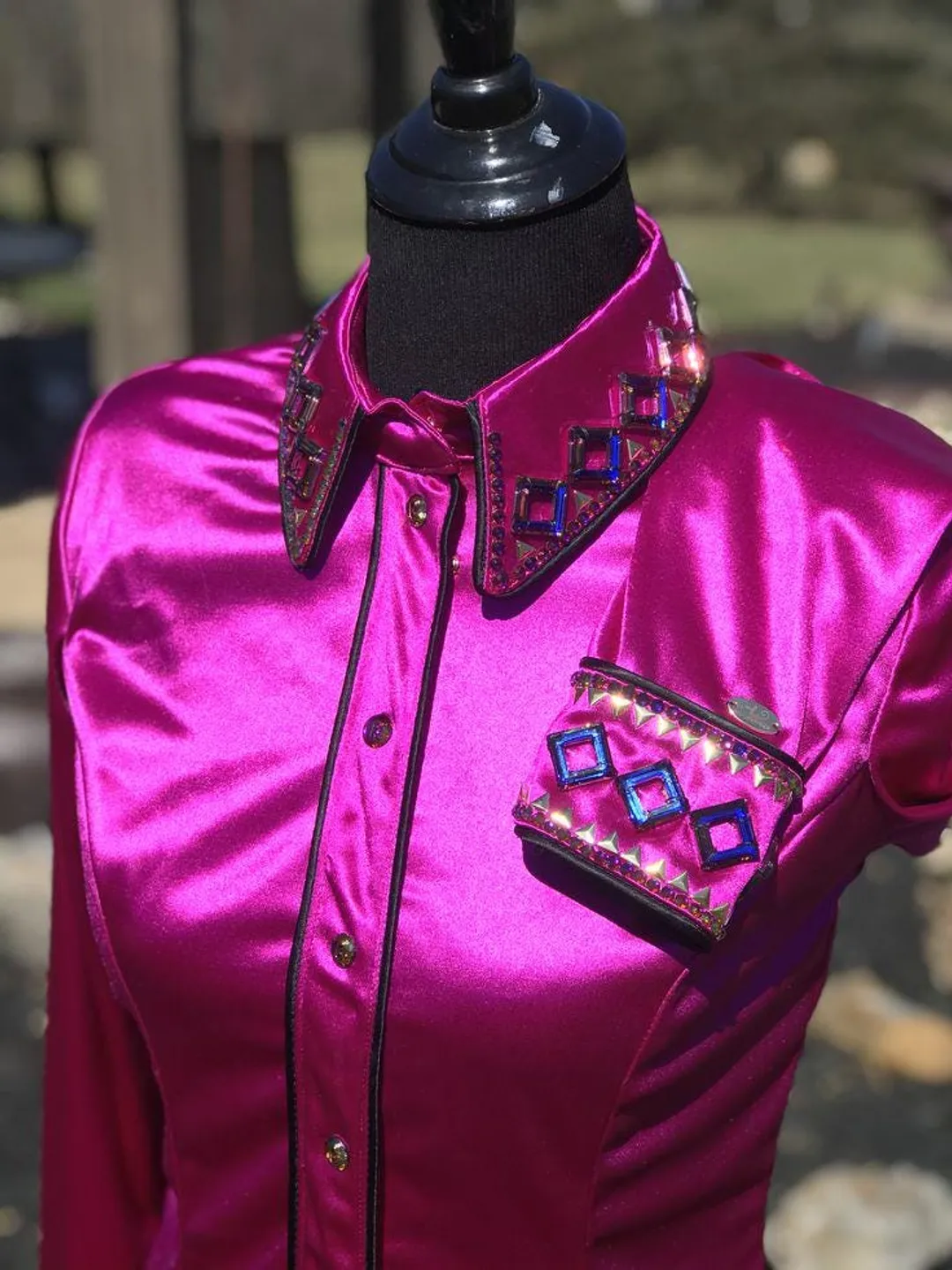 Pink Show Riding Jacket Light pink Equestrian Show Shirt: Western Riding Apparel