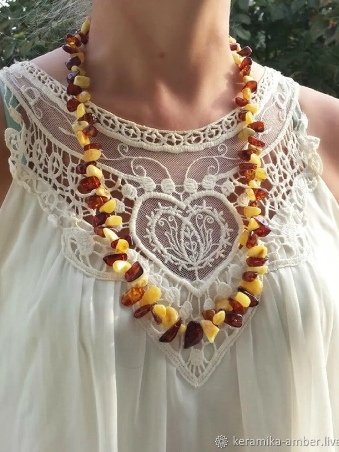 Natural Baltic Amber Necklace Long Multicolor Gemstone handmade Jewelry Beaded Necklace for Women Large Statement Bohemian Holiday beads necklace