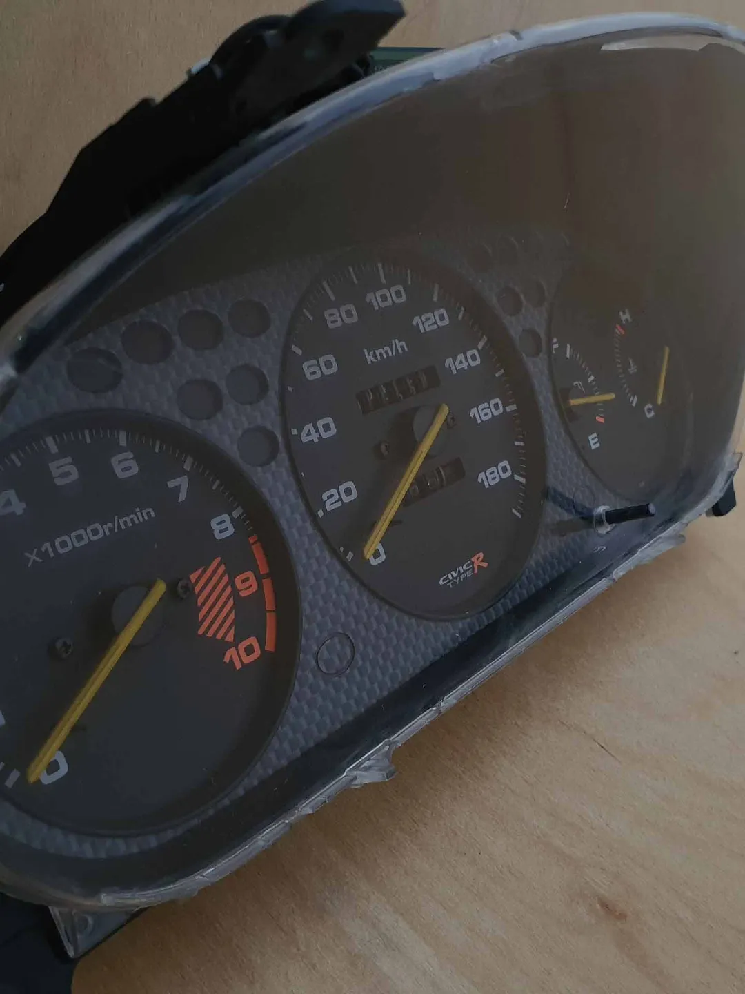 Genuine JDM gauge cluster m/t EK9 Type-R for Honda Civic Ek Ej 99-00 ...