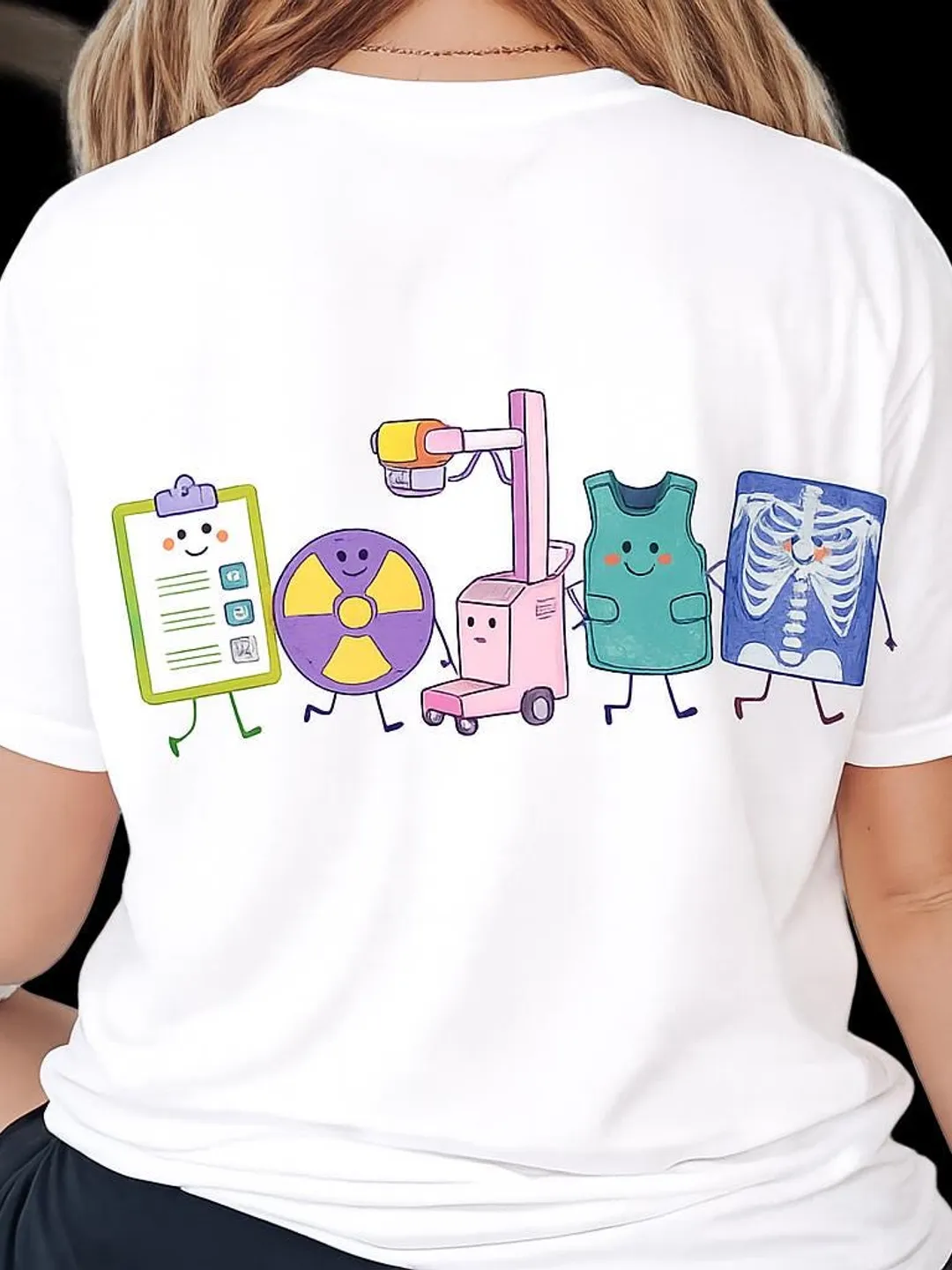 Radiology Tech Shirt, X-Ray Medical Imaging Crew Tee, Rad Tech Gift