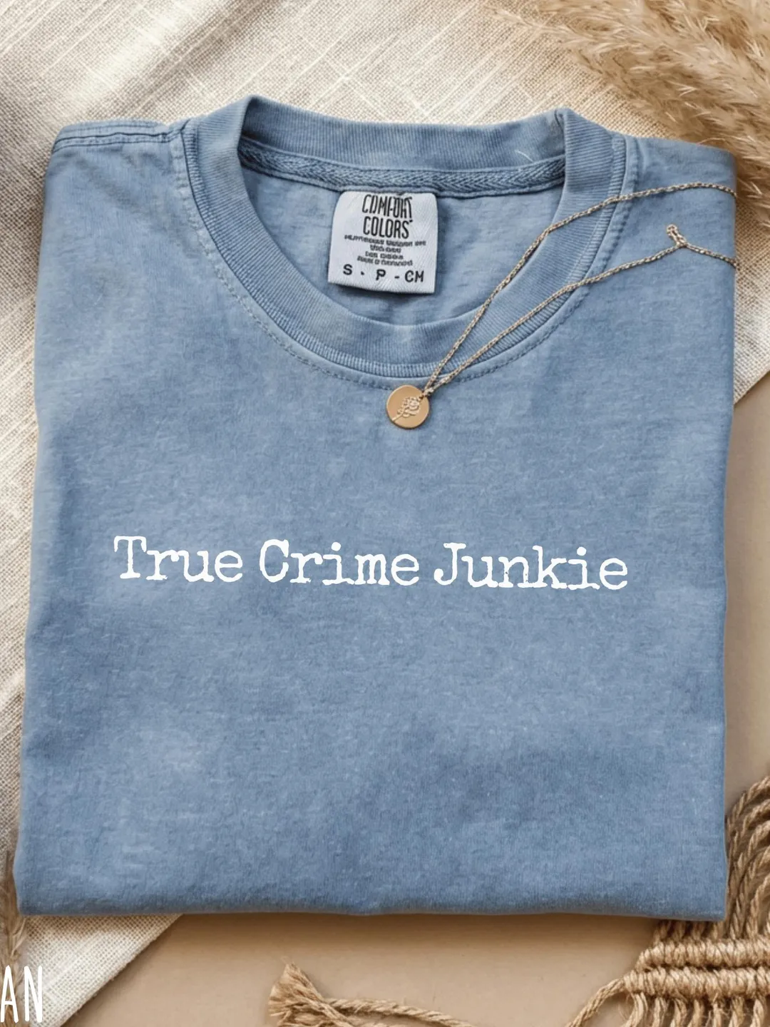 Comfort Colors® True Crime Junkie Shirt Crime Lover Gift T-Shirt