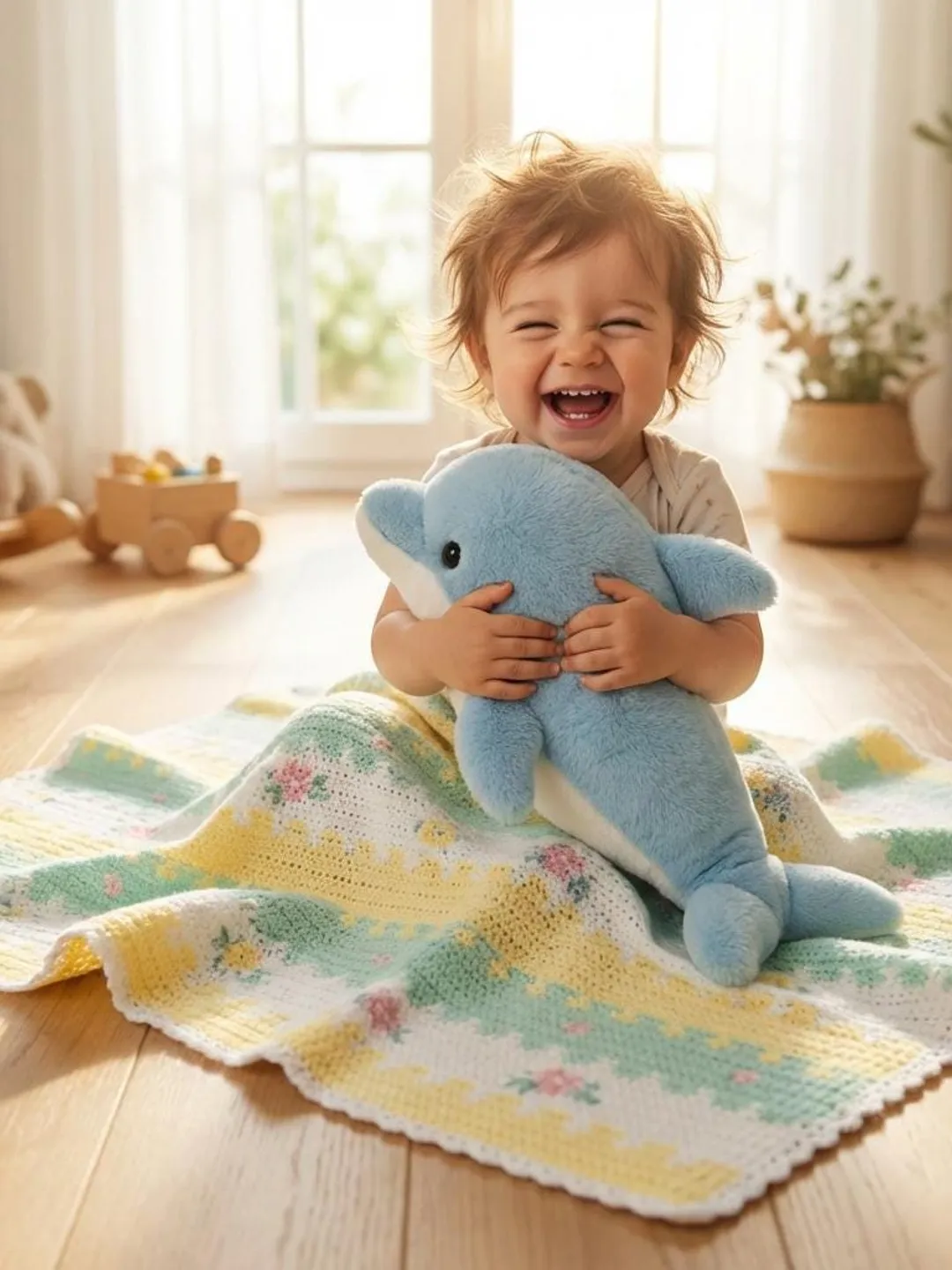 Jacquard Baby Blanket Knitting Pattern – Beginner Friendly PDF Digital ...