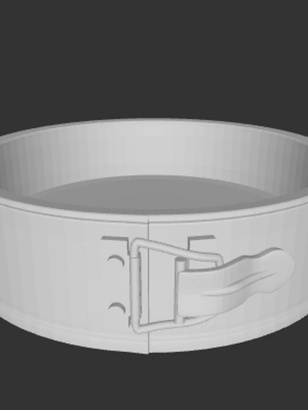 3D MODEL Miniature cake pan model ready to print