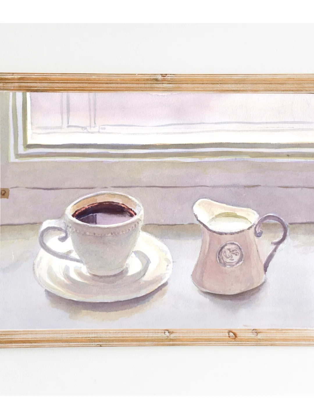Tea Cup Still Life, Kitchen Painting, Dining Room Art, Cup Artwork, Gift For Tea Lovers, Kitchen Art Print, Watercolor Art Print, Still Life