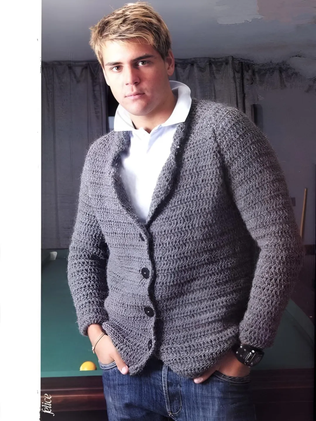 Crochet men, men cardigan crochet, easy cardigan pattern, jacket crochet men, easy crochet pattern